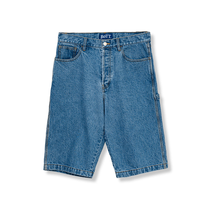 BoTT｜Sparkle Denim Painter Short ''Washed Blue''