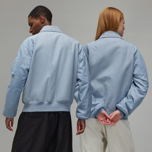 【 Y-3 FLIGHT JKT 鋪棉飛行外套 - 粉藍 】