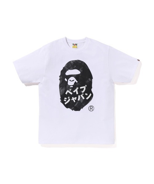 2025SS BAPE A BATHNIG APE HEAD INK PAINTING TEE 大頭 日文 短T 現貨 1K72110130