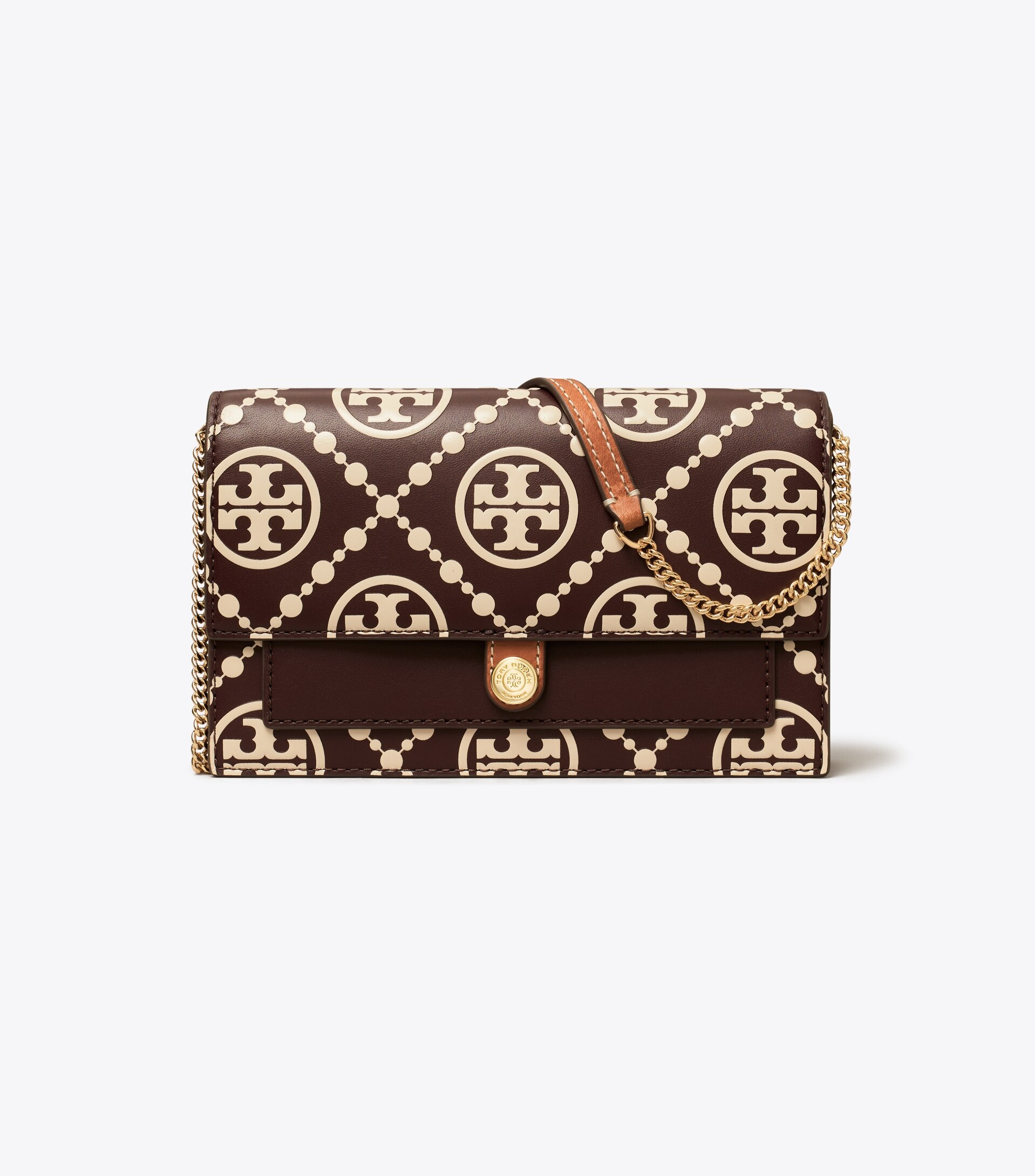 Tory Burch - T Monogram鏈式斜揹錢包