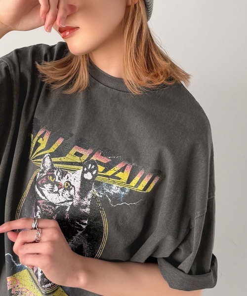 日本🇯🇵連線 JAVA 重磅水洗短T 美式復古圖案 貓咪 3款 (任買兩件711免運)/預購