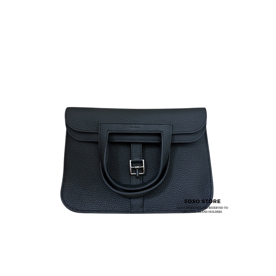 Hermes Halzan 25 Bag - Nior / Shw