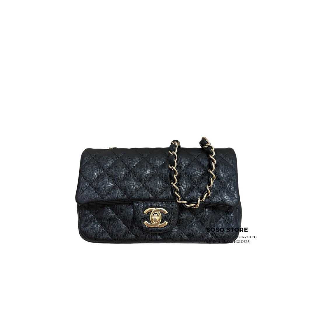 Chanel Classic Flap 20 Bag - Black / Ghw