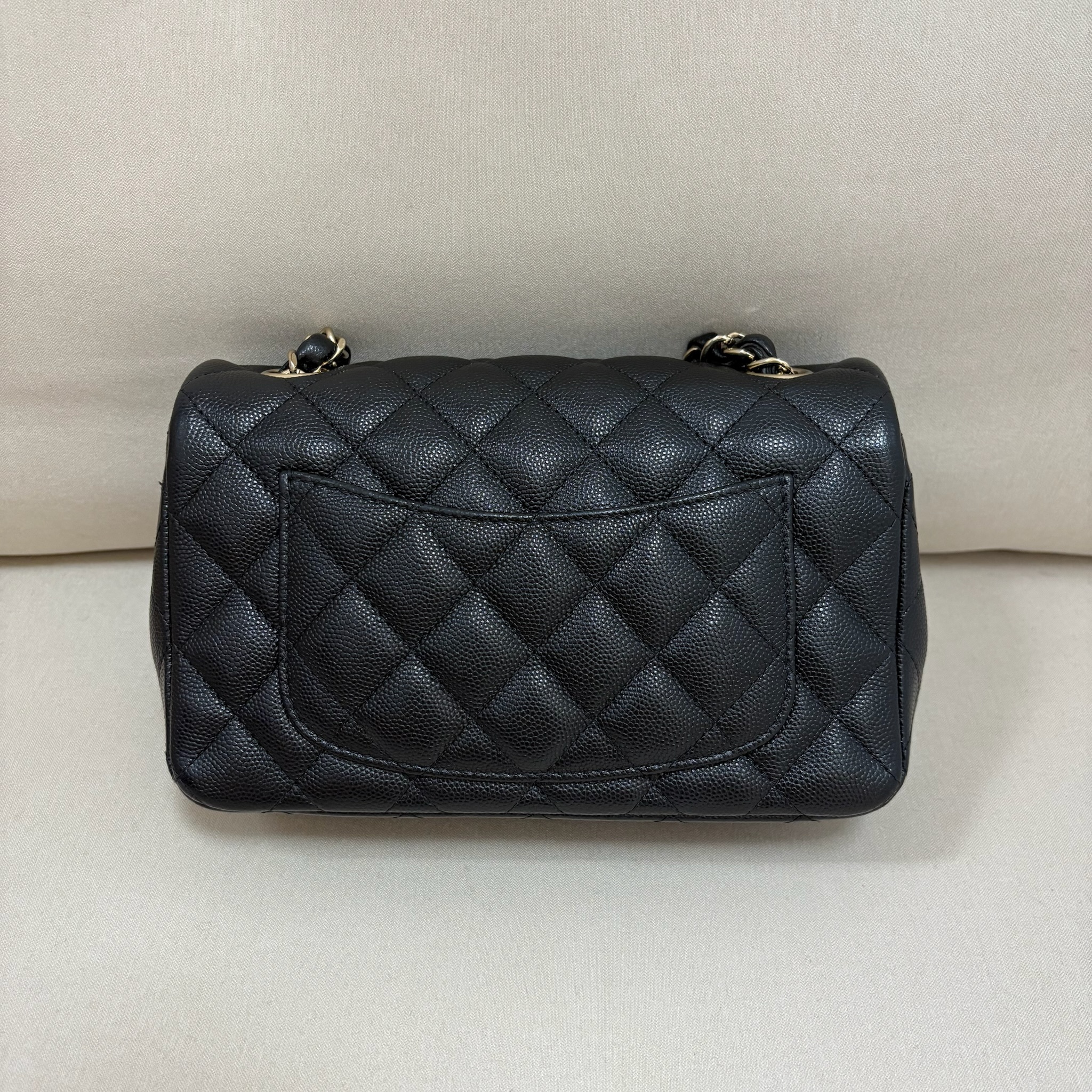 Chanel Classic Flap 20 Bag - Black / Ghw