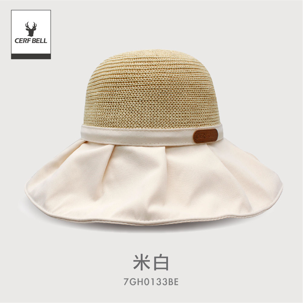 【肌涼】【Charm/優雅輕盈系列】透氣編織遮陽帽 丨7GH0133