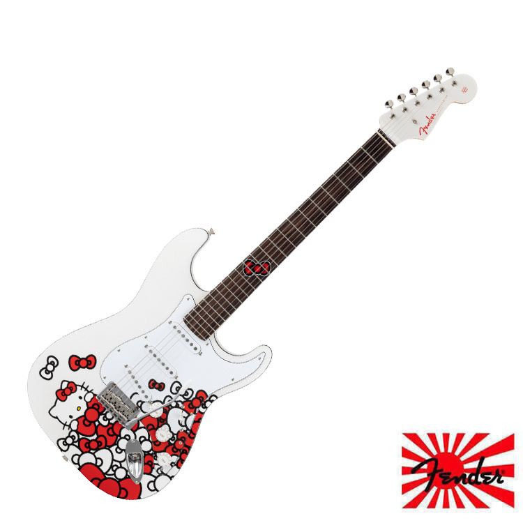 限定款 Fender Japan Limited Hello Kitty Stratocaster 電吉他