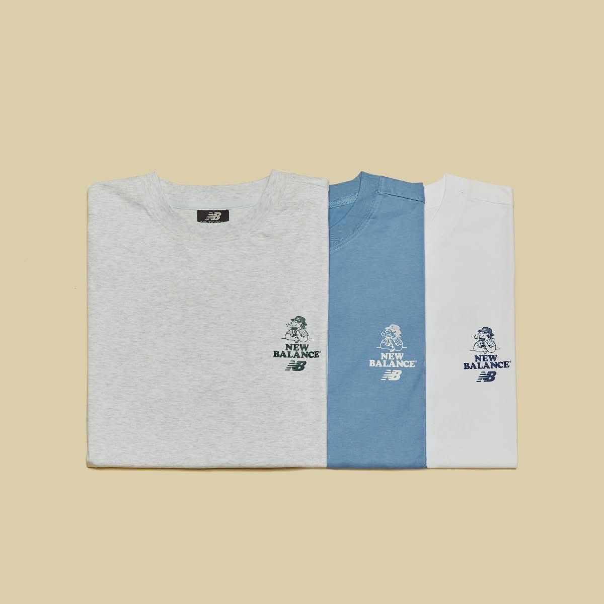 NEW BALANCE NB BOY 夏日城市探索 Morning Walk系列 IU代言同款 短T 短袖 男款 MT51874 / 調貨