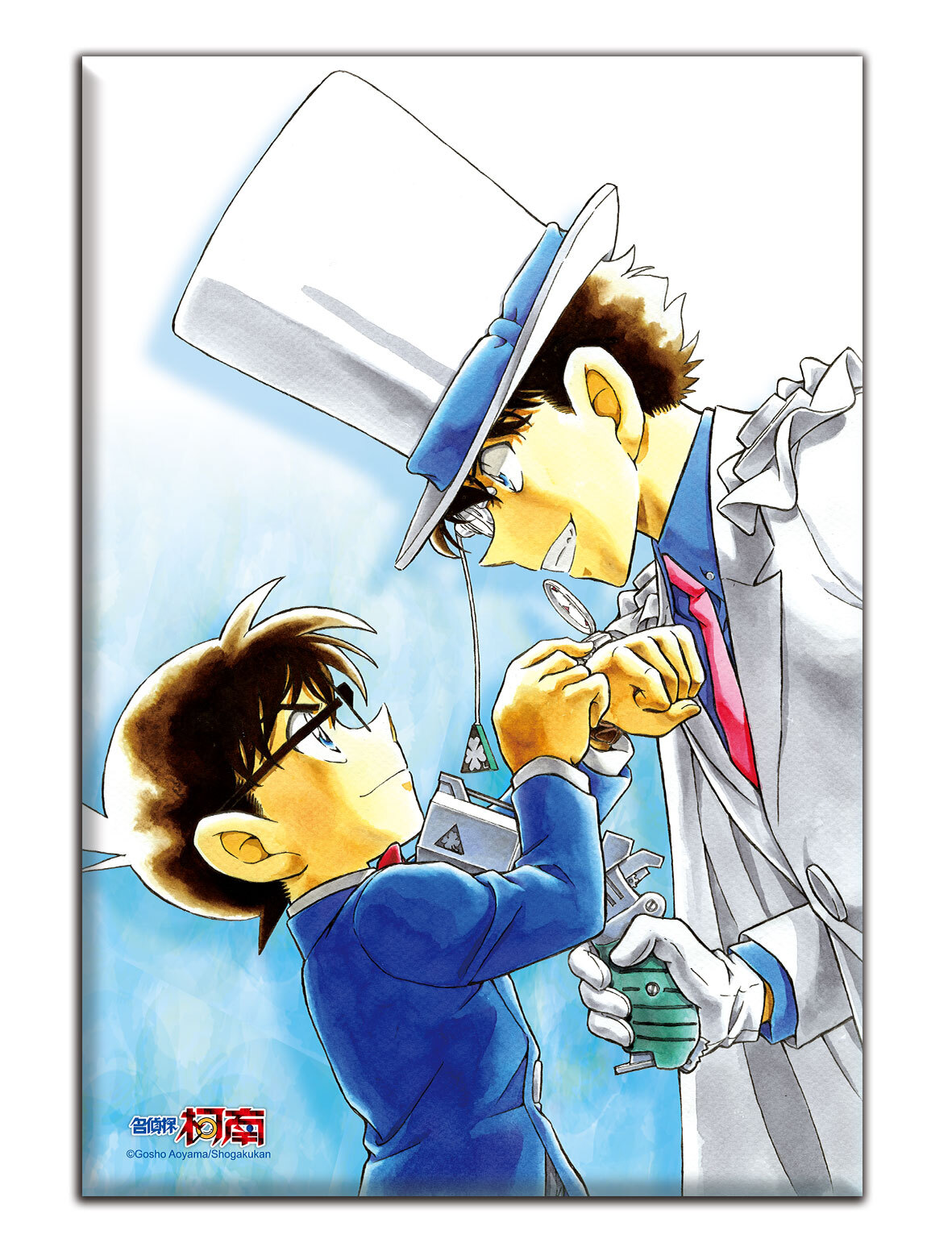 名偵探柯南原畫-布面收藏畫-雙向狙擊