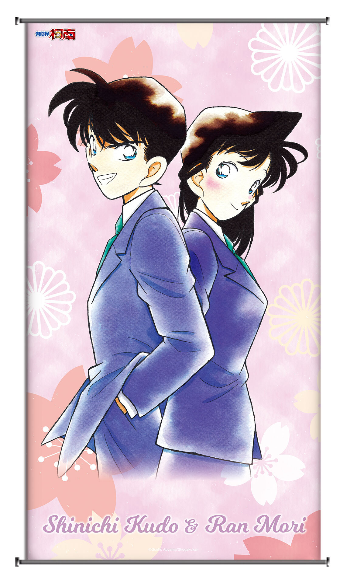 名偵探柯南原畫-小掛軸-新蘭