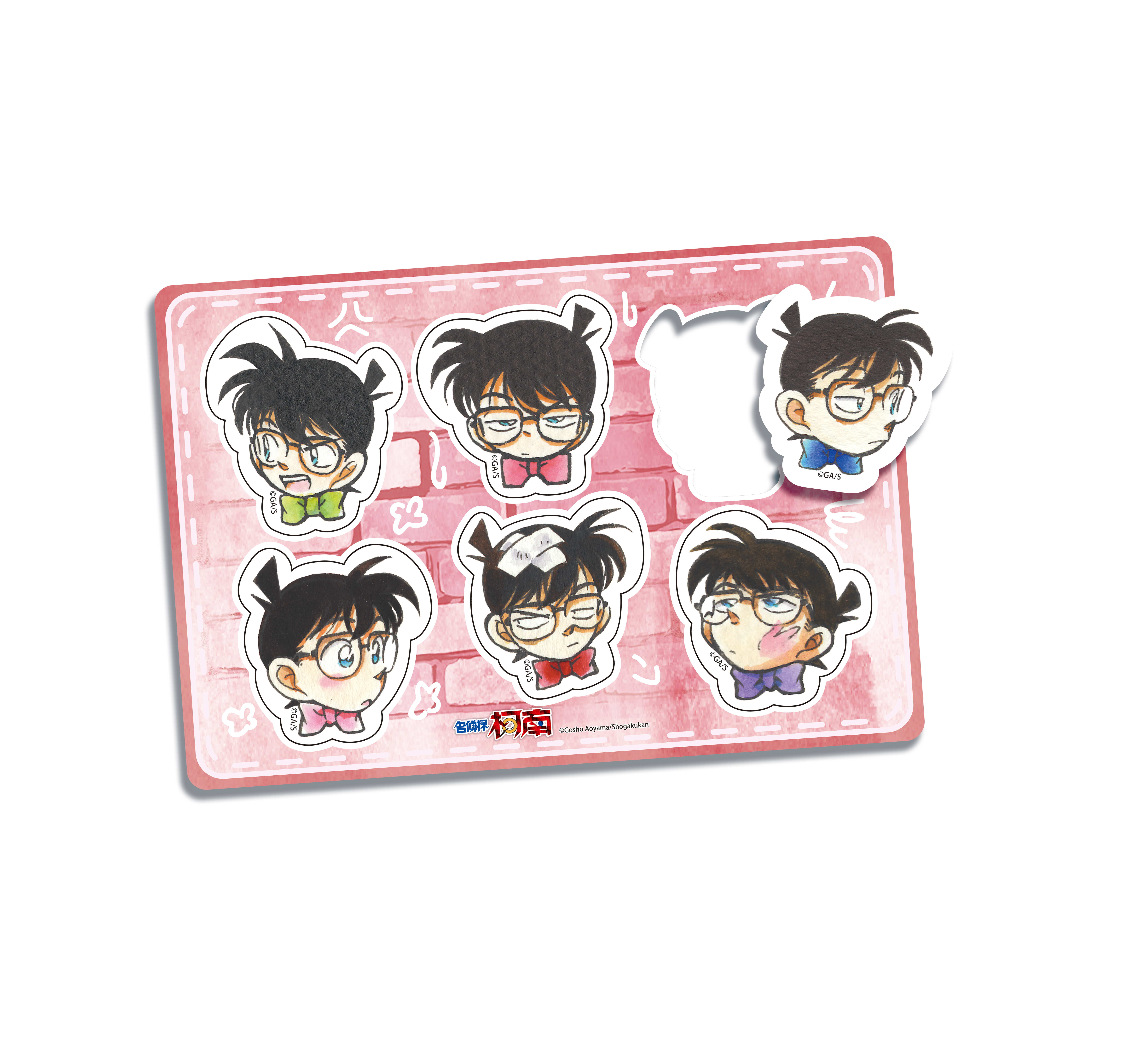 名偵探柯南原畫-造型磁鐵-森七七