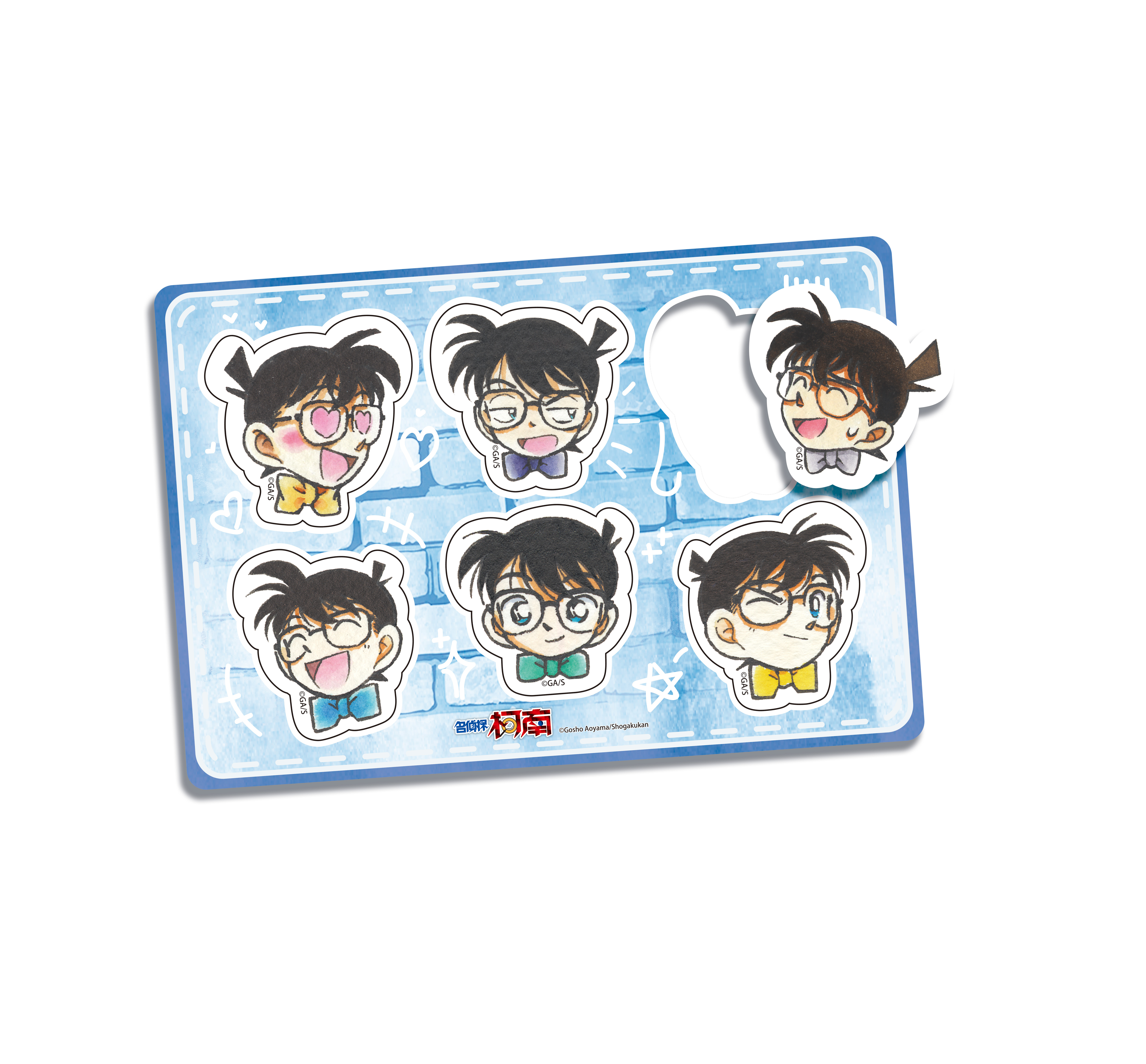 名偵探柯南原畫-造型磁鐵-開口笑