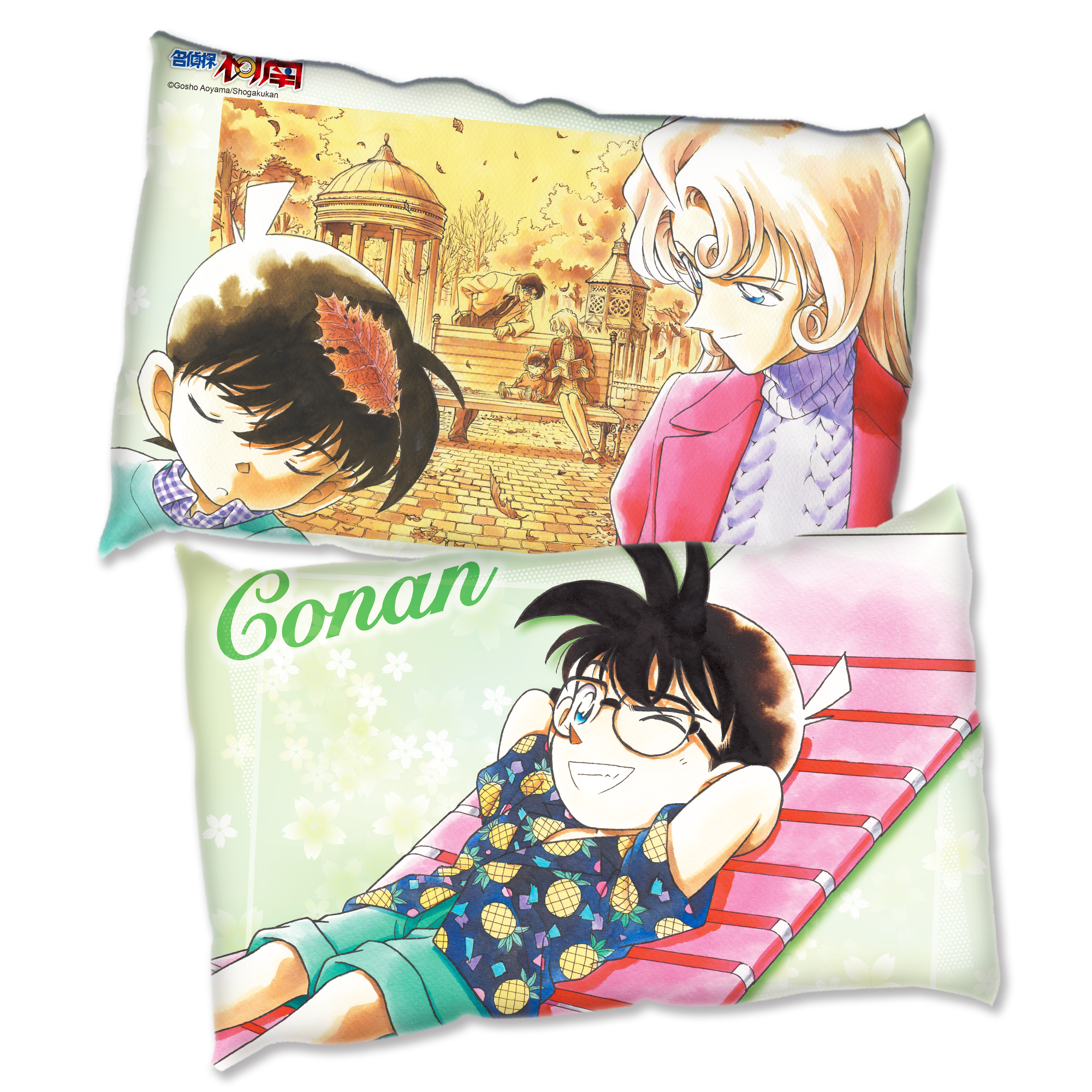 名偵探柯南原畫-小午安枕-打柯睡