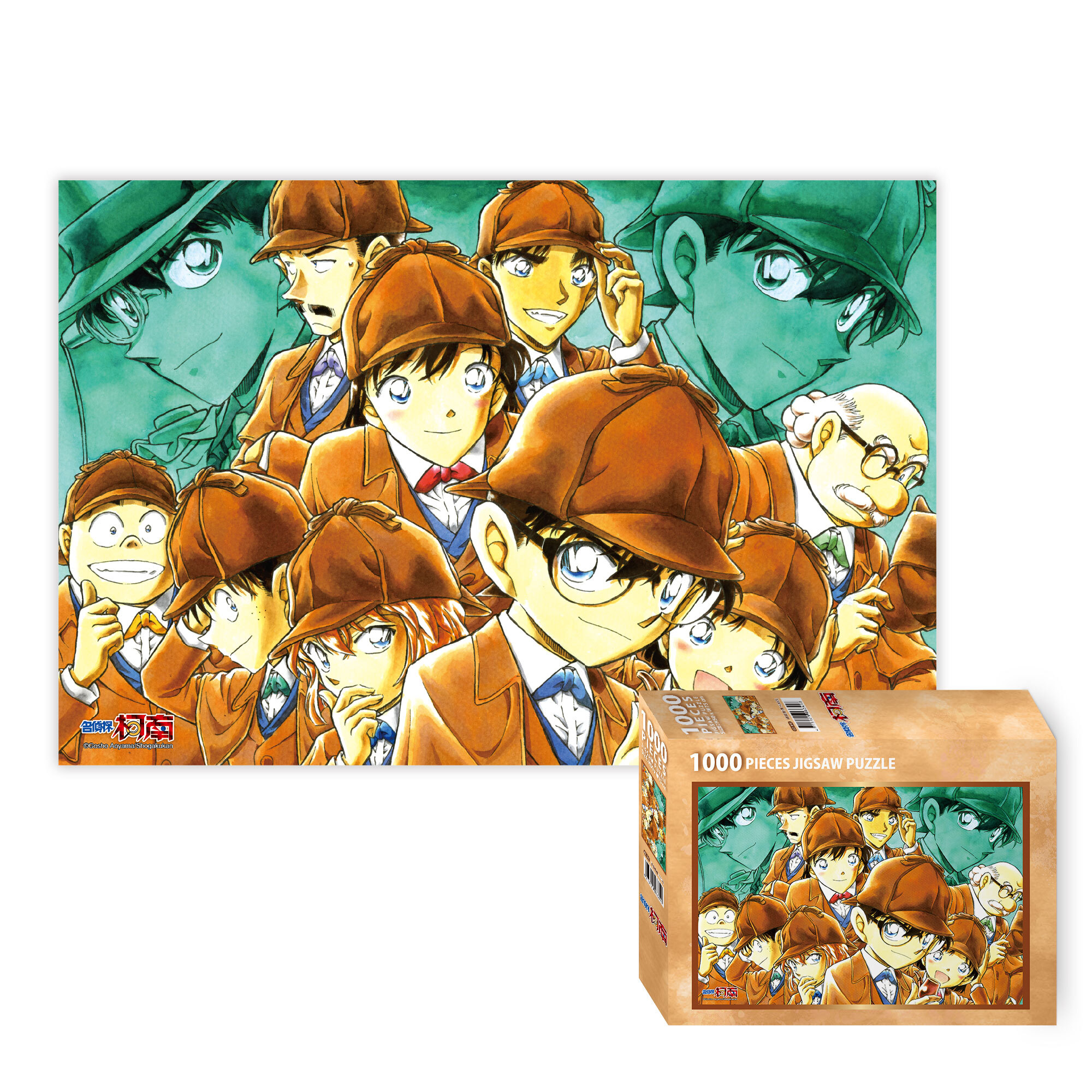 名偵探柯南原畫拼圖-1000片-偵探