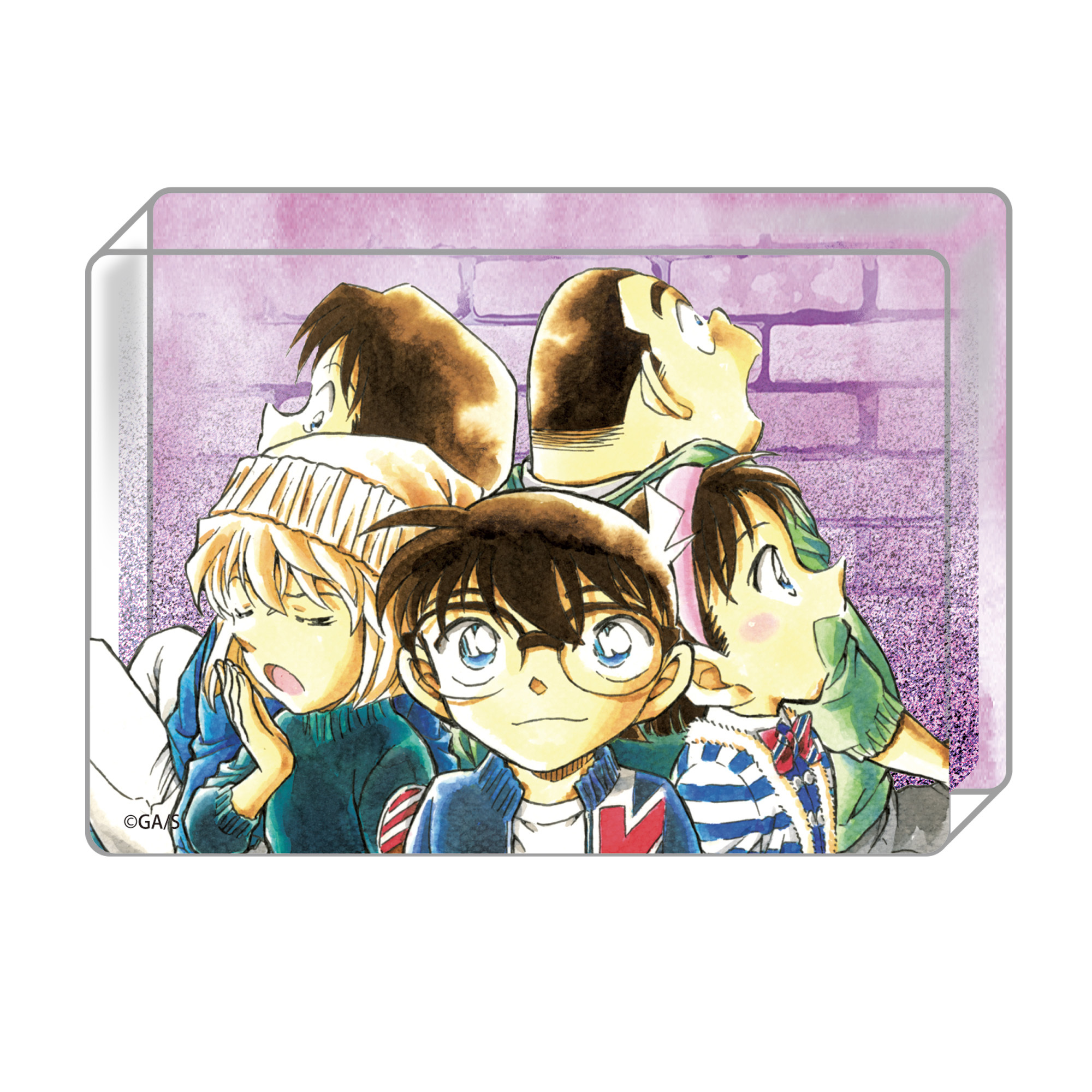 名偵探柯南原畫-流沙壓克力磚-偵探團