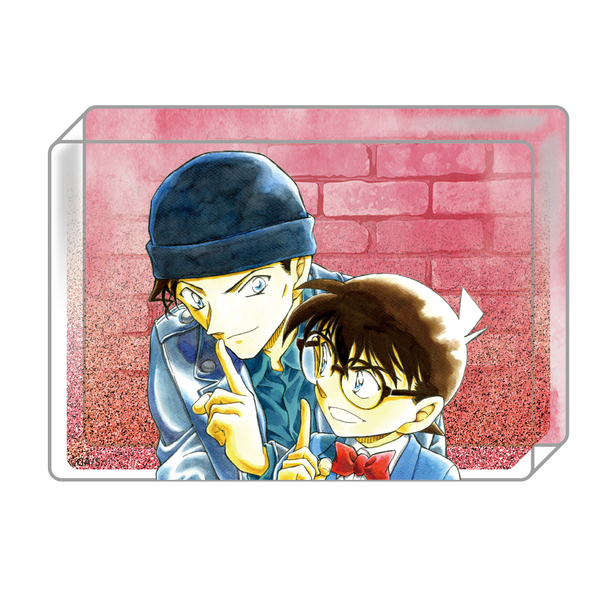 名偵探柯南原畫-流沙壓克力磚-赤柯