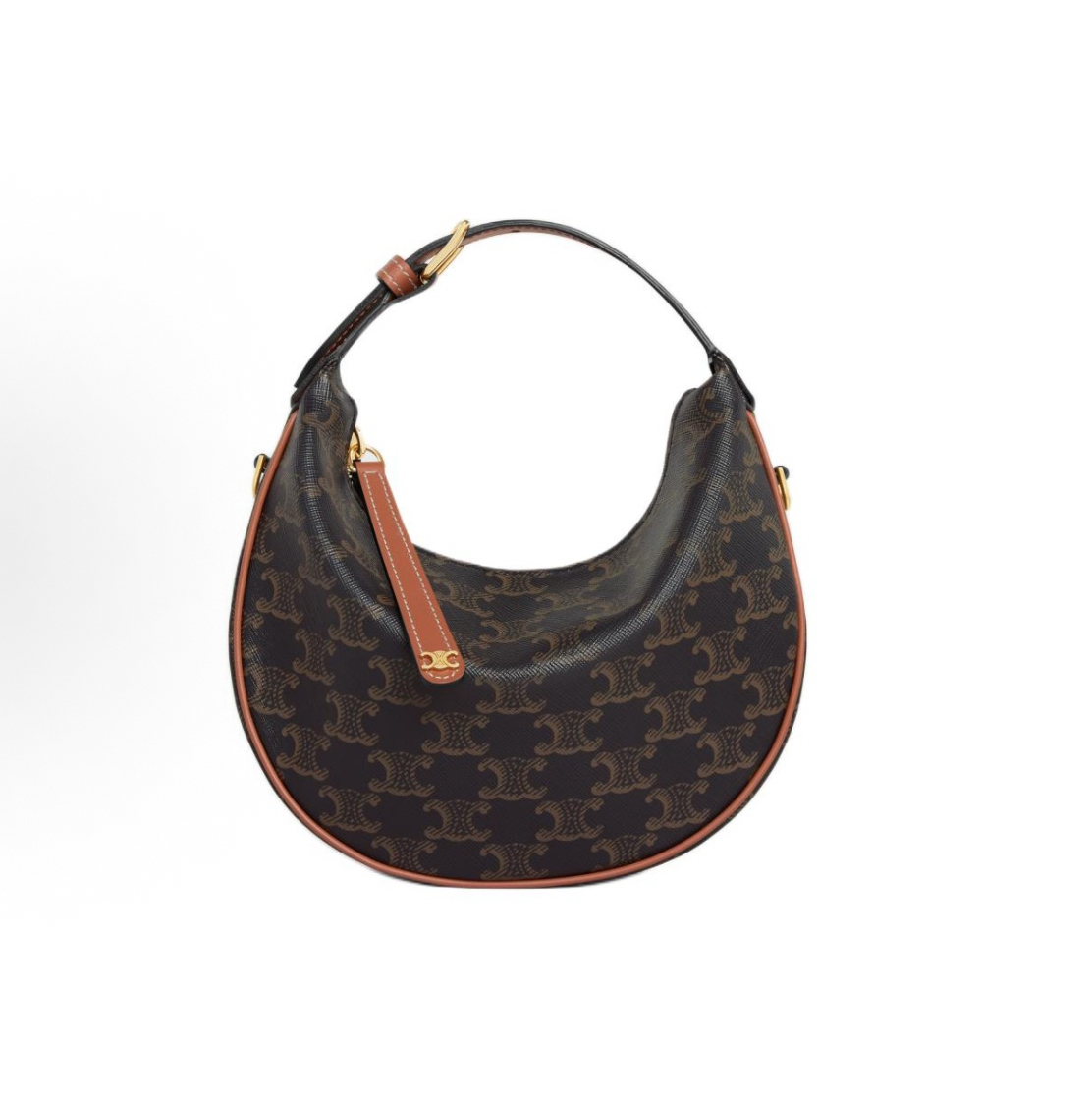 Celine Teen  Lulu標誌印花及牛皮手袋