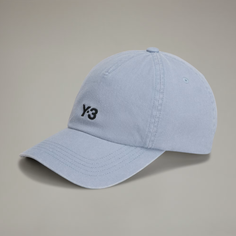 【 Y-3 DAD CAP 復古老爹帽 - 灰藍 】