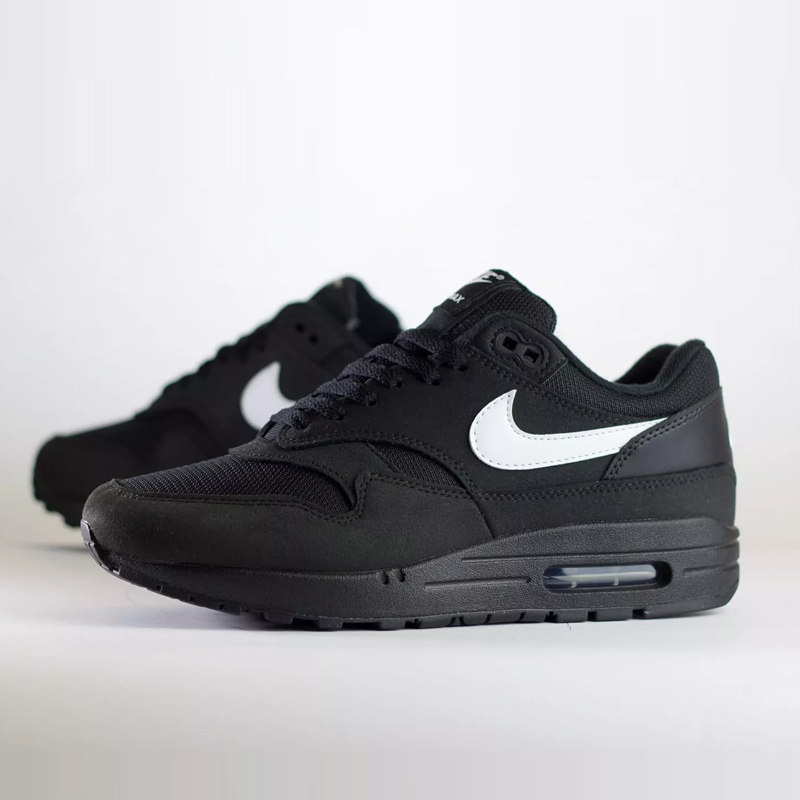 <連線代購商品> NIKE AIR MAX 1 黑白 全黑白勾 經典休閒跑鞋【FZ0628-010】Supreme平替版