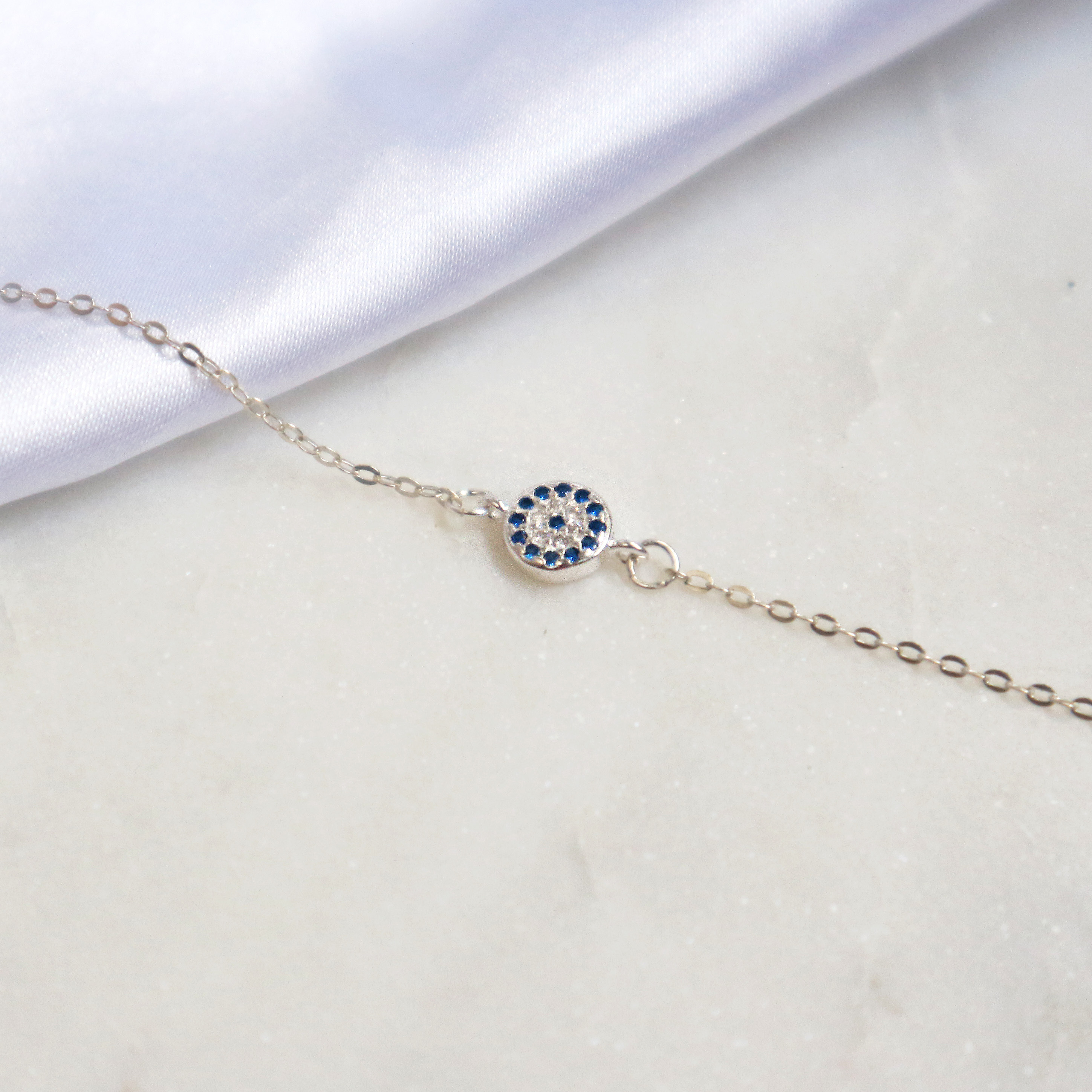 惡魔果實 鋯石手鍊-S925純銀