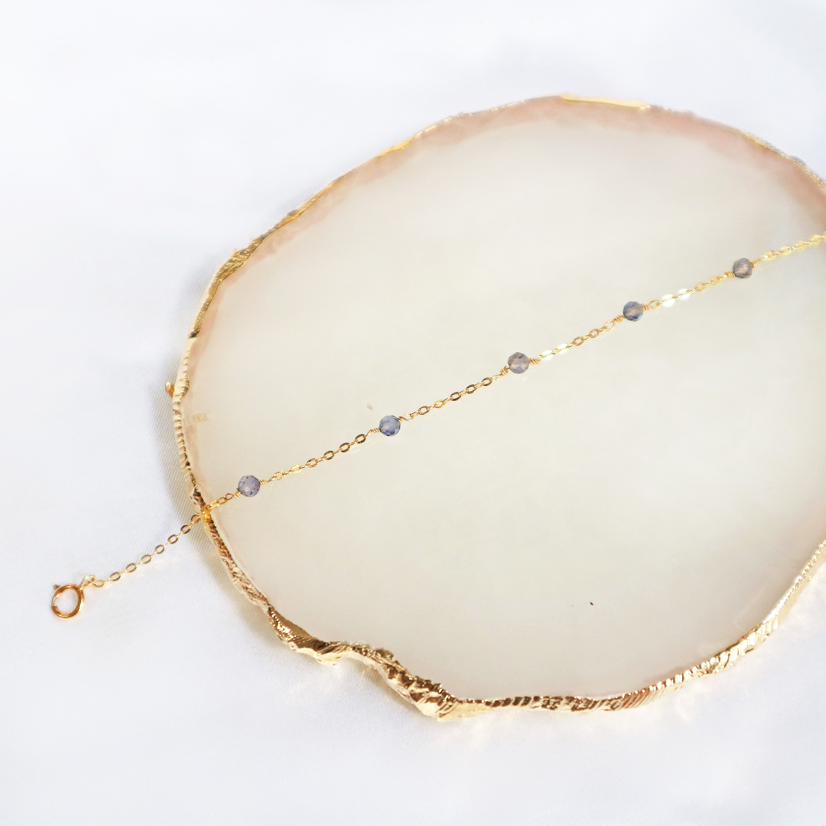 Purple Rain 手鍊｜堇青石｜