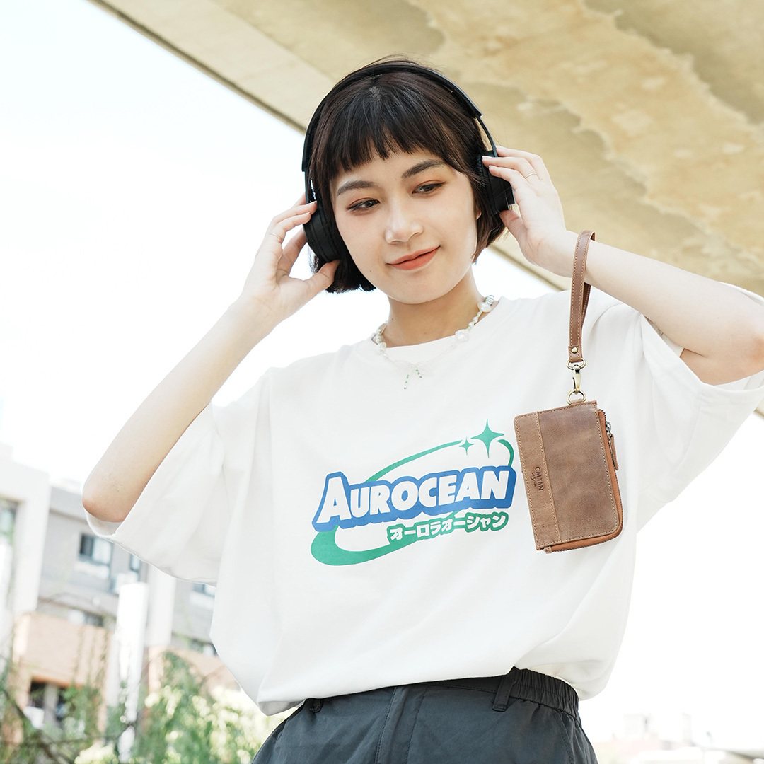 真皮手掛式卡片夾-四色(075127)