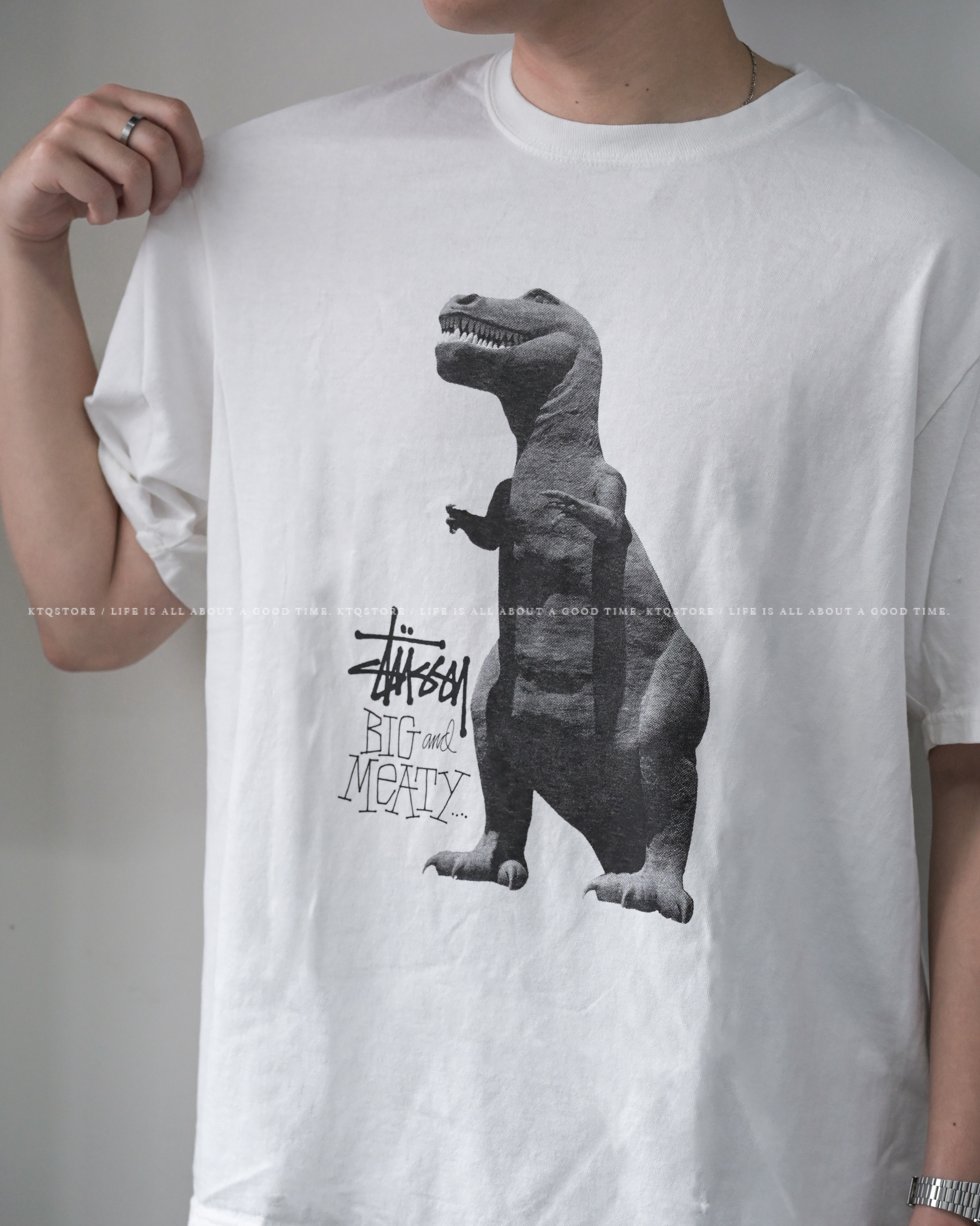 KTQ STORE ‧ Stüssy Big & Meaty Tee Pigment Dyed 恐龍 短T