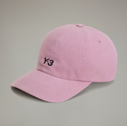 【 Y-3 DAD CAP 復古老爹帽 - 灰粉 】