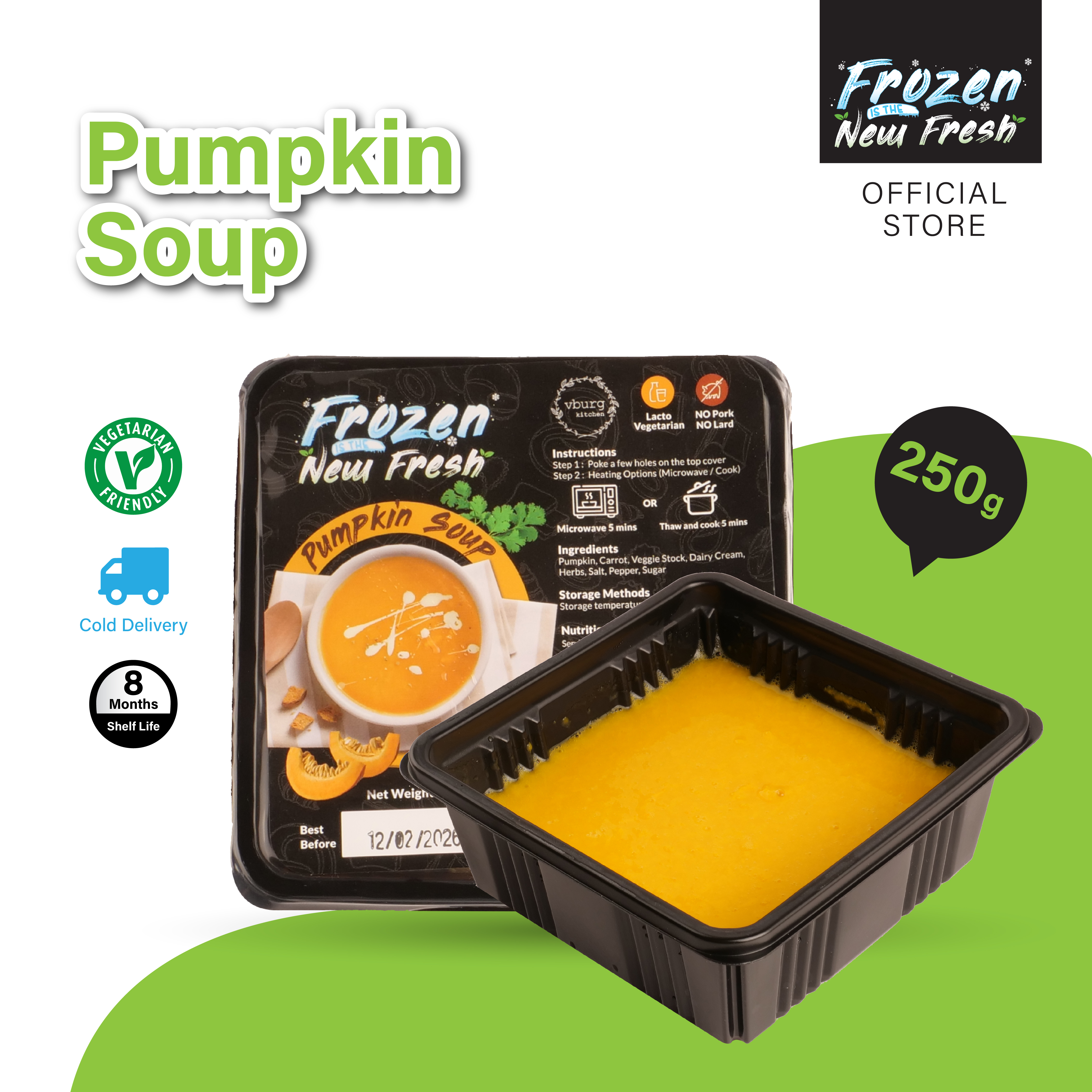 Frozen Pumpkin Soup (250g) - vburg