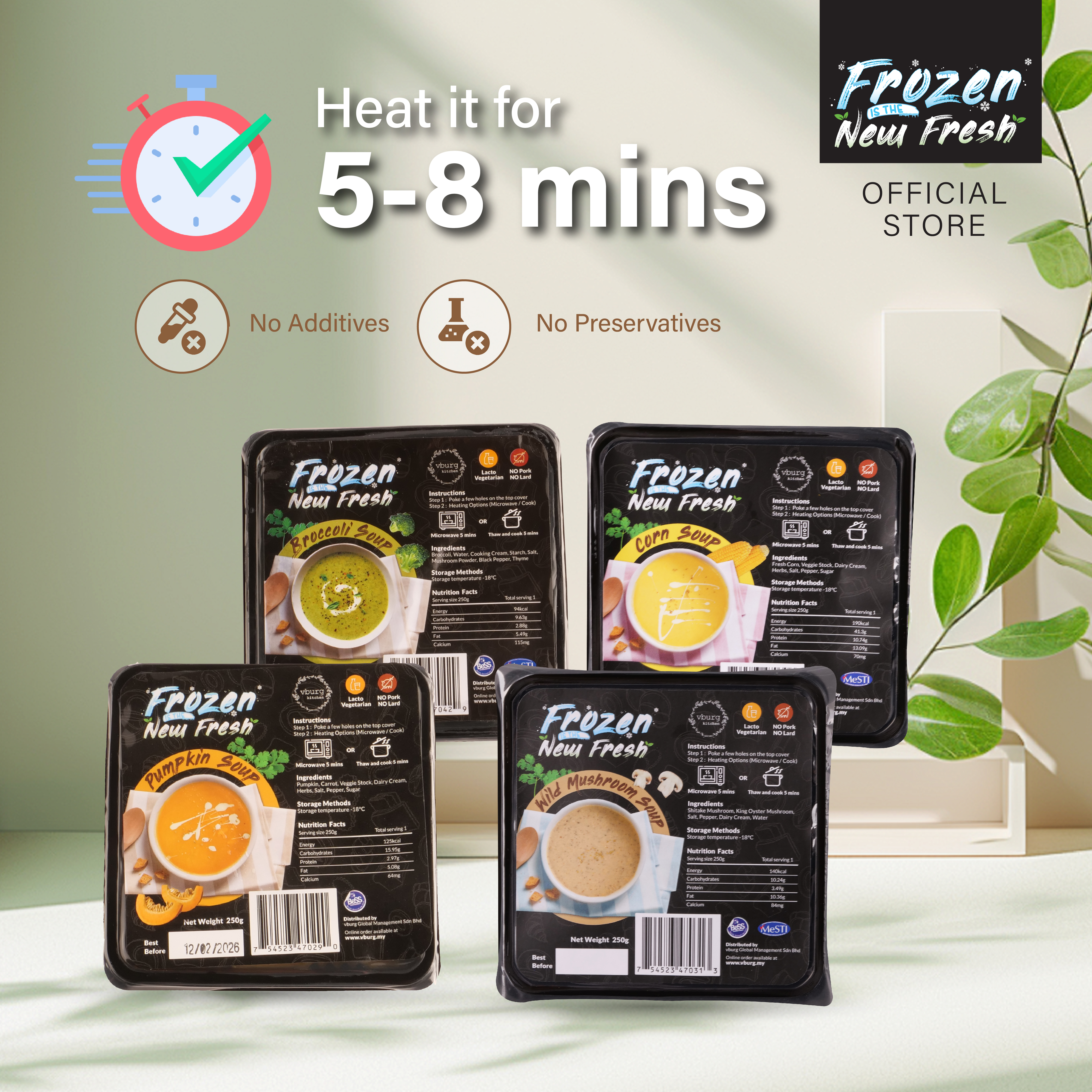 Frozen Pumpkin Soup (250g) - vburg