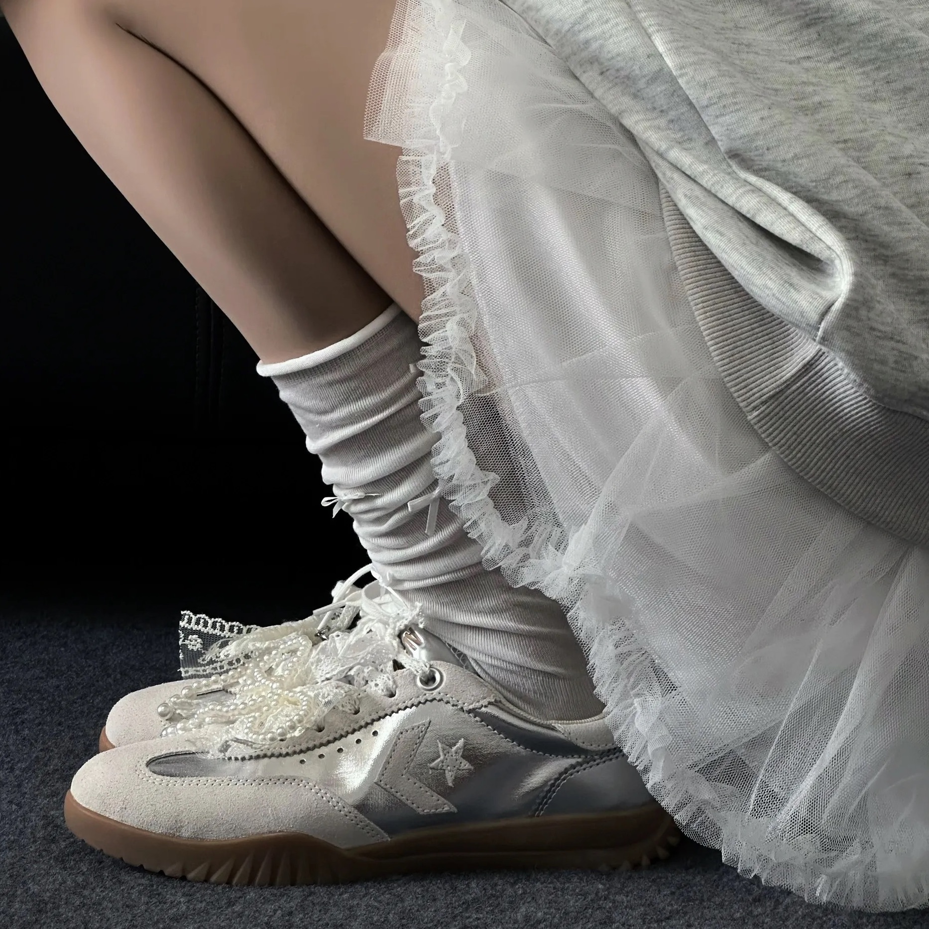 CONVERSE RUN STAR TRAINER 德訓鞋 復古 流星鞋 未來銀 金屬銀 灰銀 焦糖底 男女鞋 A15189C / 現貨