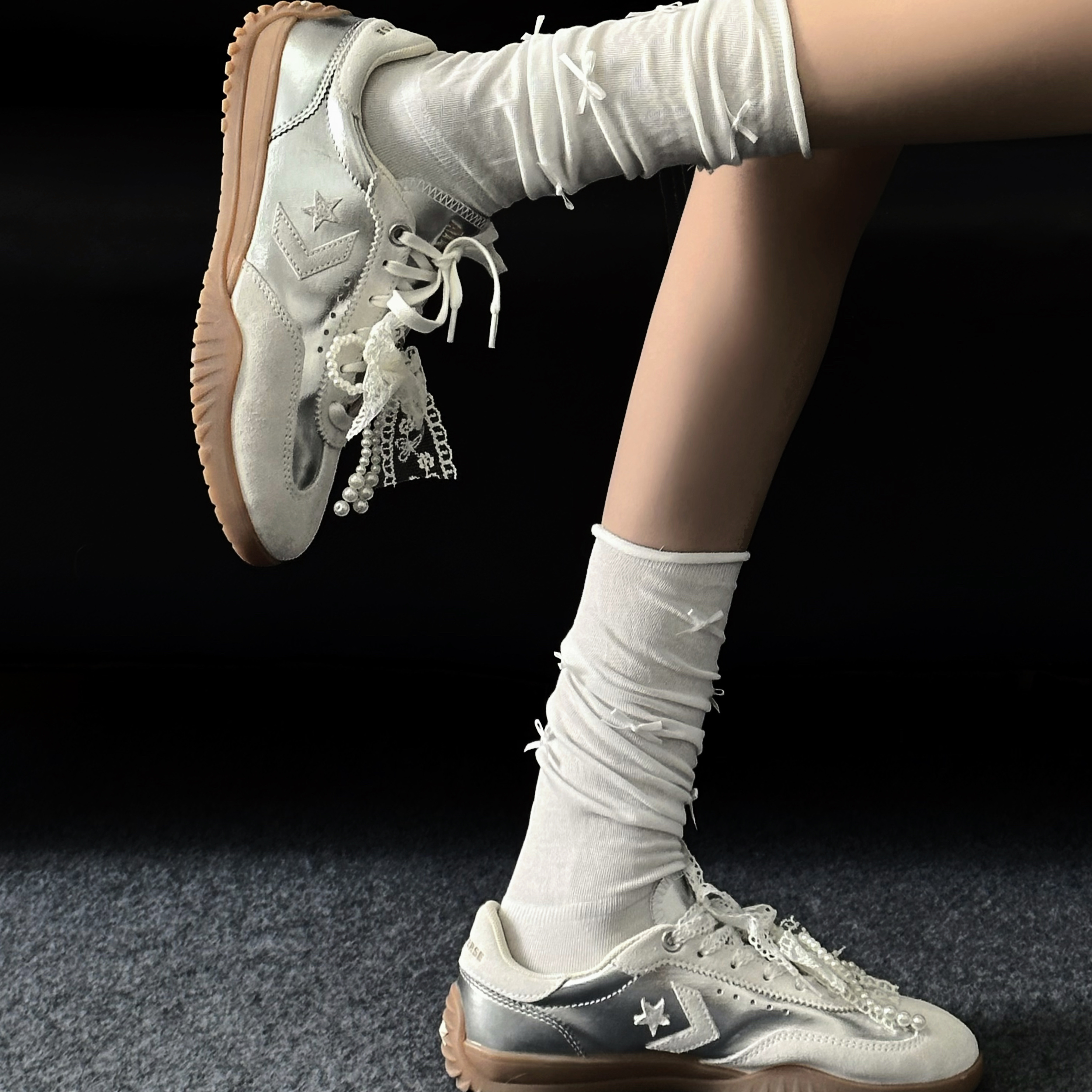 CONVERSE RUN STAR TRAINER 德訓鞋 復古 流星鞋 未來銀 金屬銀 灰銀 焦糖底 男女鞋 A15189C / 現貨