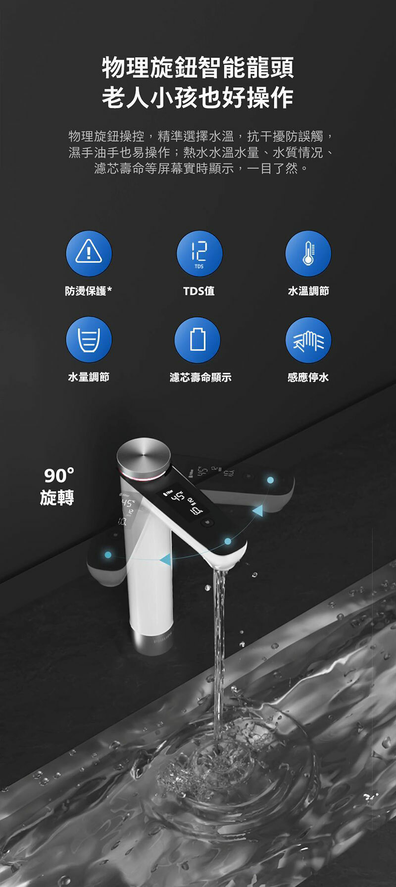 Philips 飛利浦 AUT7005 瞬熱廚下淨水器