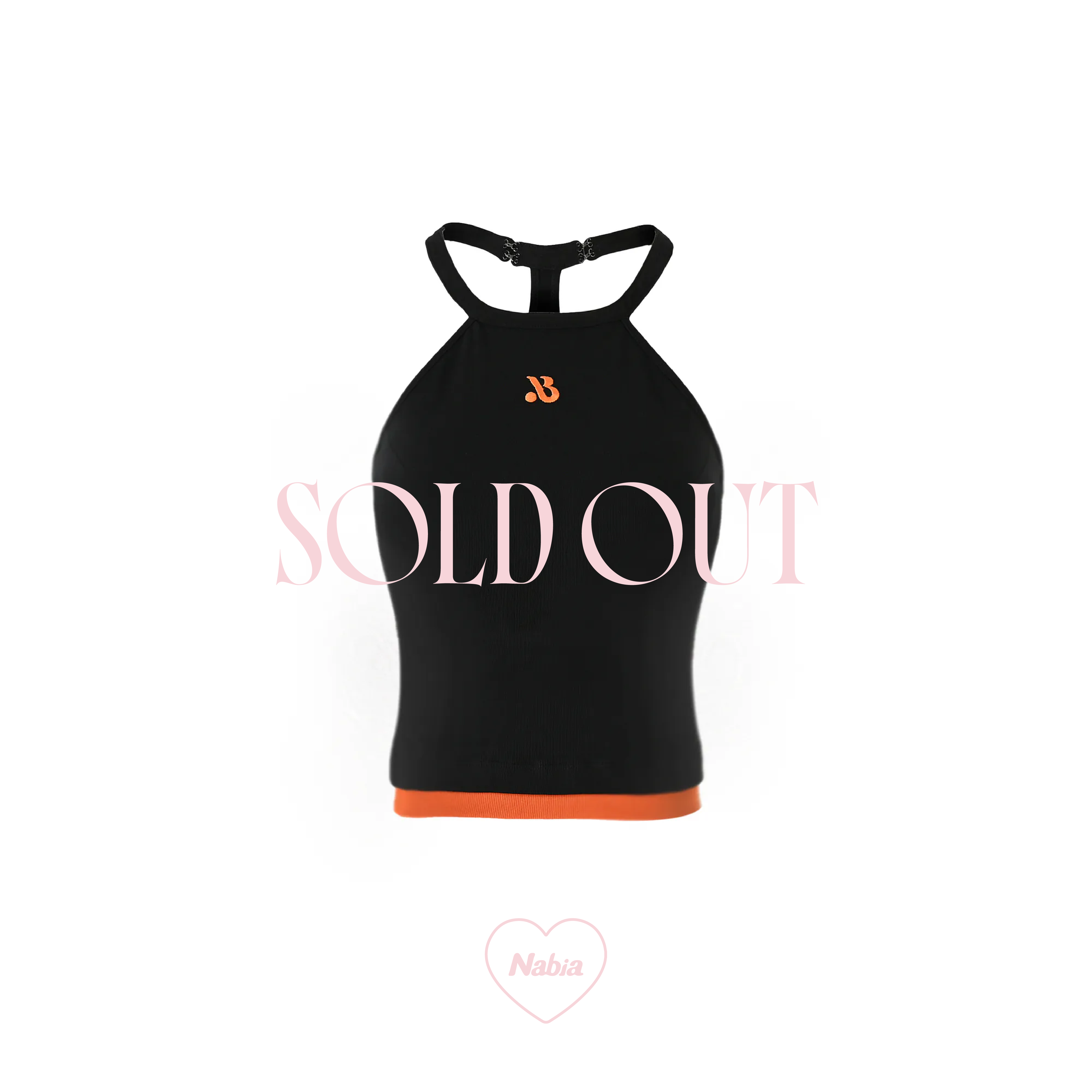 美式繞脖挖背BRA TOP