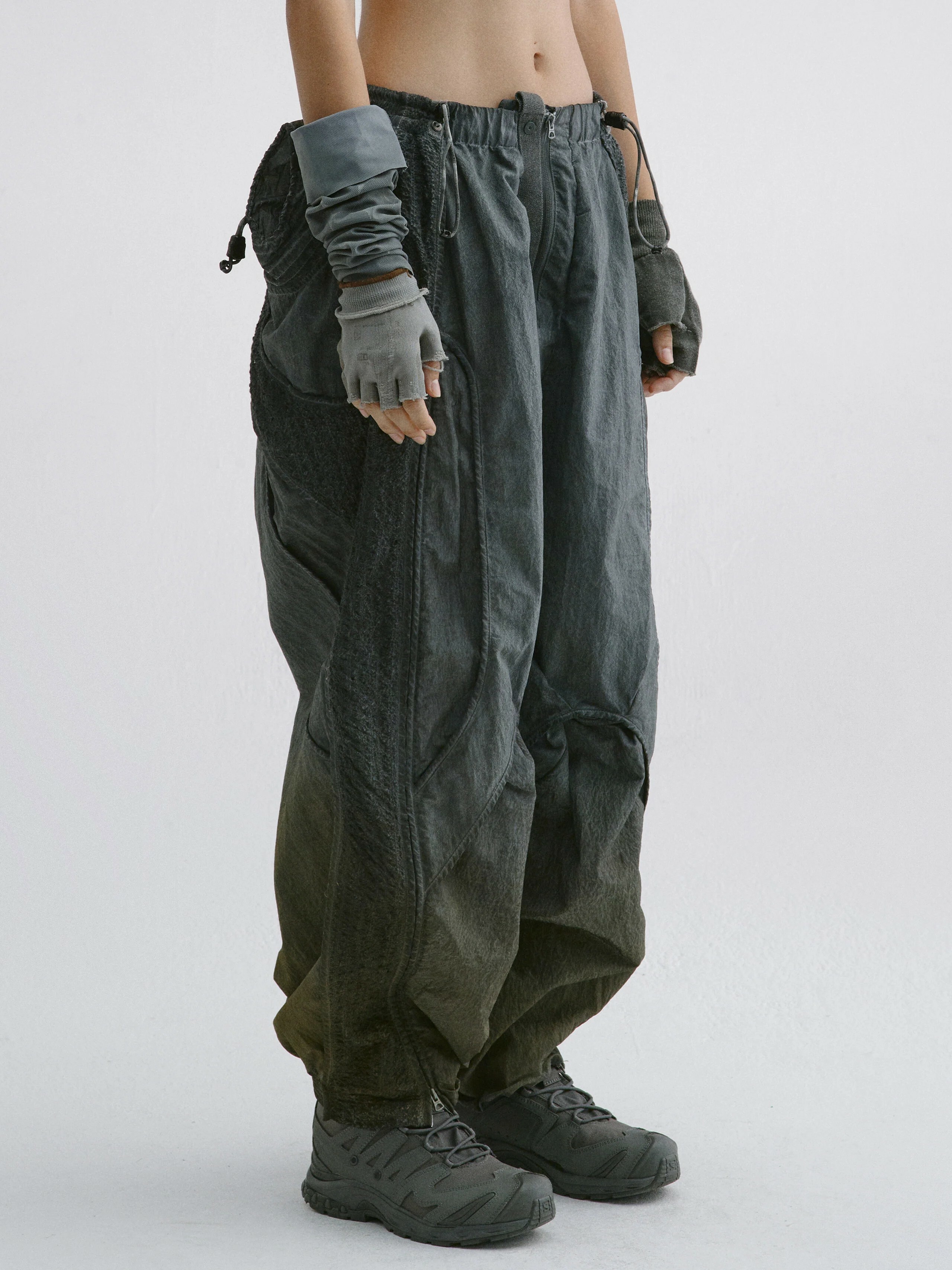 【Focus Store】現貨 Hamcus SS25 DUSZEN SFS / Lichen-Eroded Pants 深灰 可拆式拼接長褲 ZM01125-1(MB)