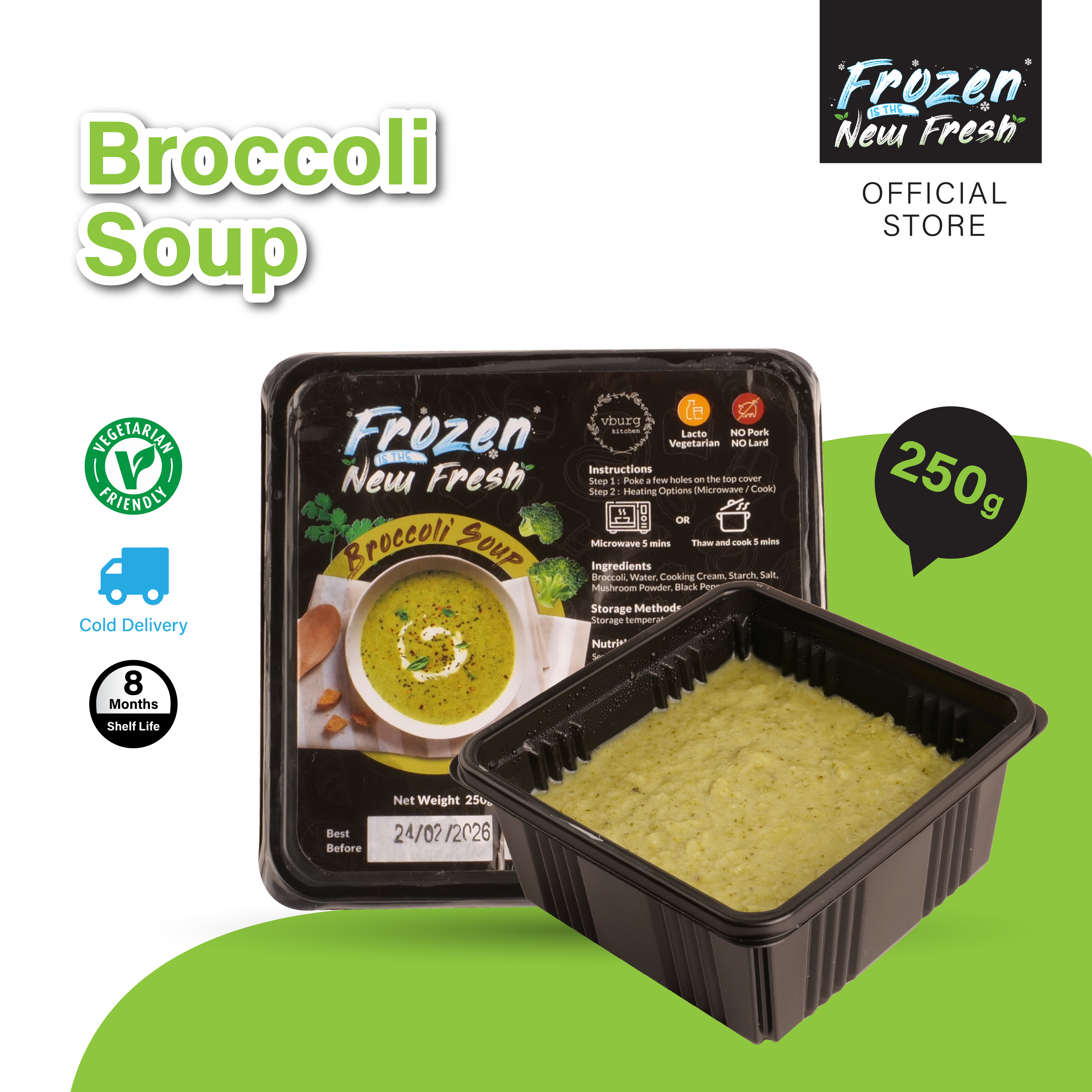 Frozen Broccoli Soup (250g) - vburg