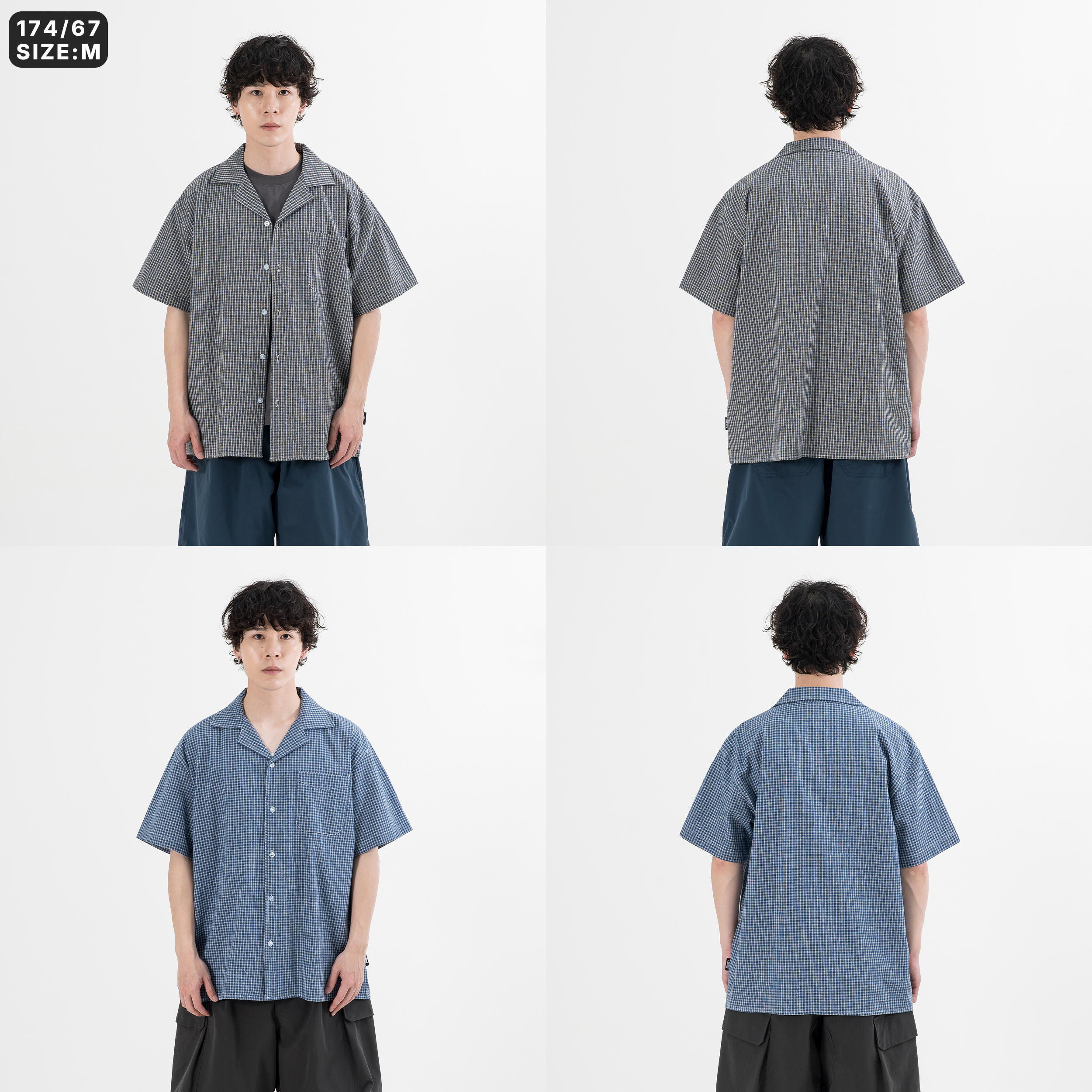 AGILITY Glen Gingham Check Shirt 細方格紋 短袖襯衫 [SS-N06]