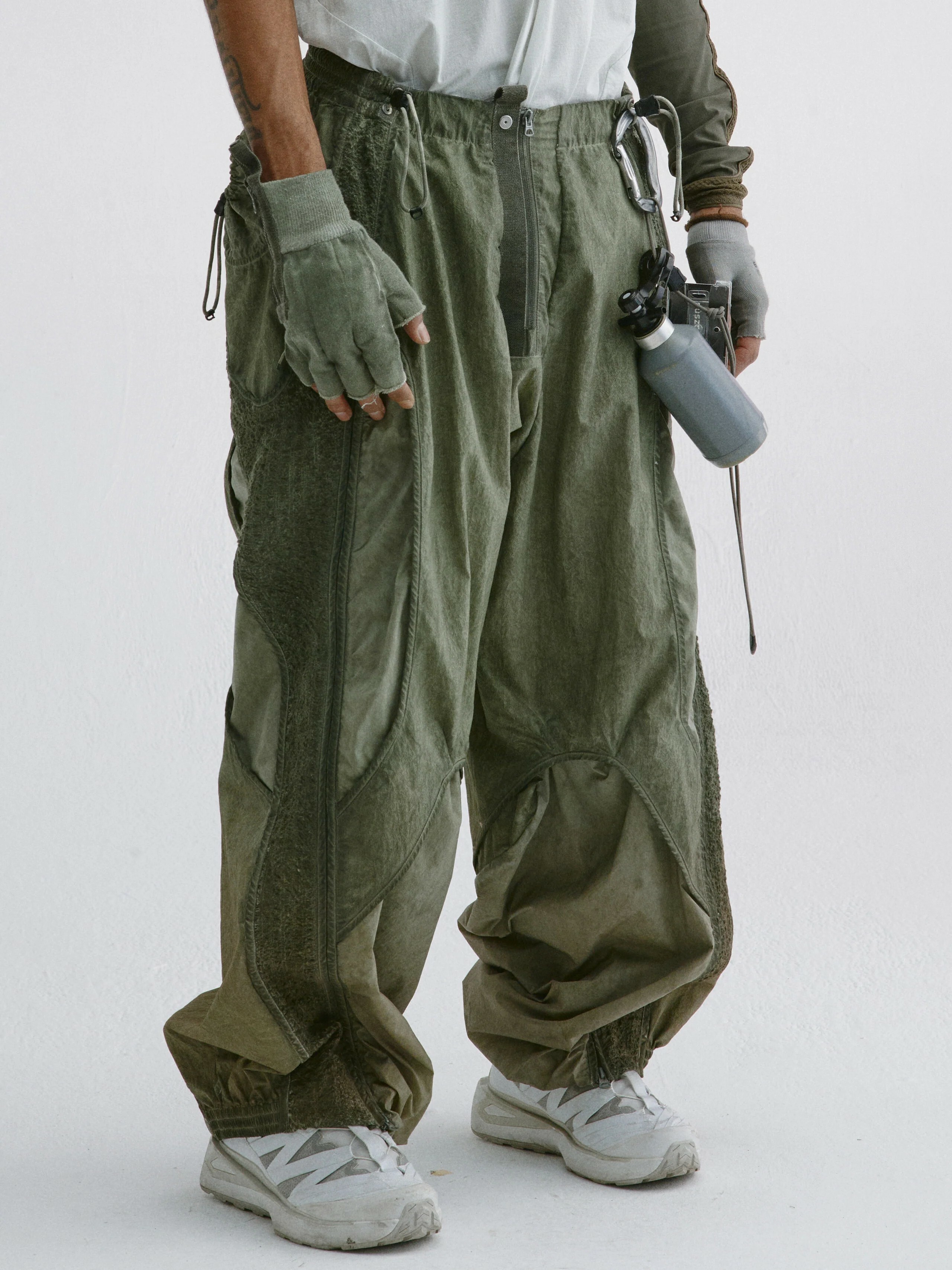 【Focus Store】現貨 Hamcus SS25 DUSZEN SFS / Lichen-Eroded Pants 深綠 可拆式拼接長褲 ZM01125-1(DD)