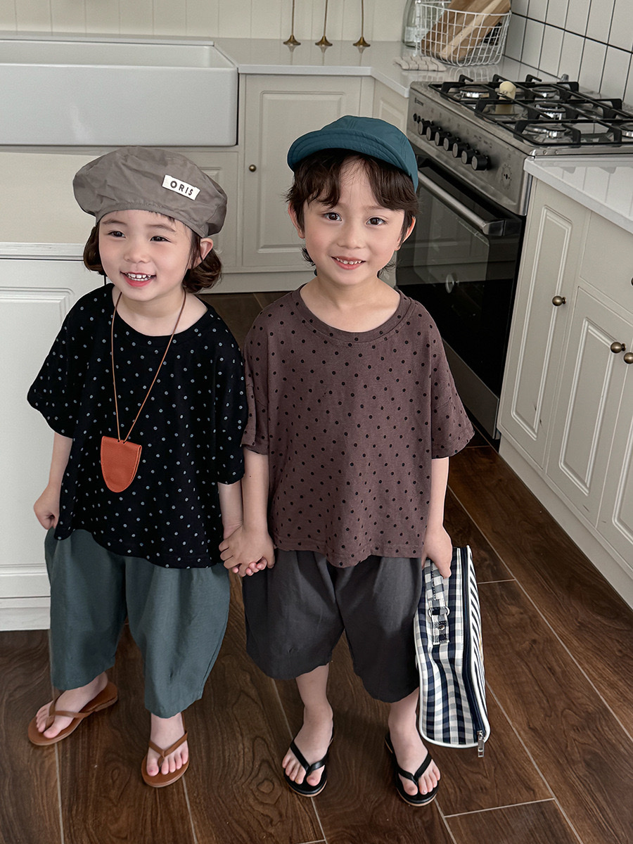 夏季簡約點點上衣