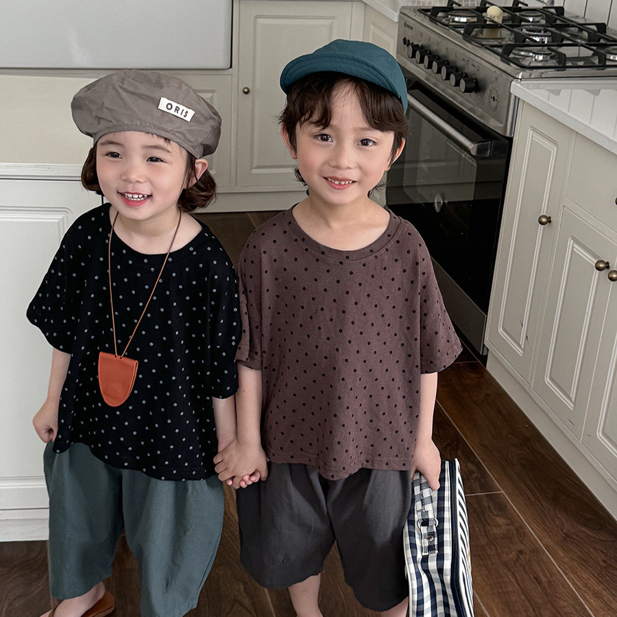 夏季簡約點點上衣