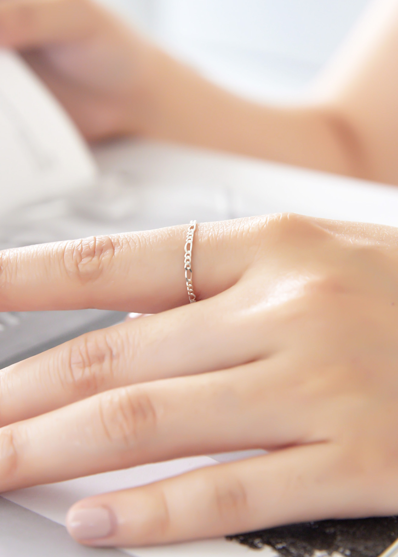 Muriel 純銀鍊戒-細