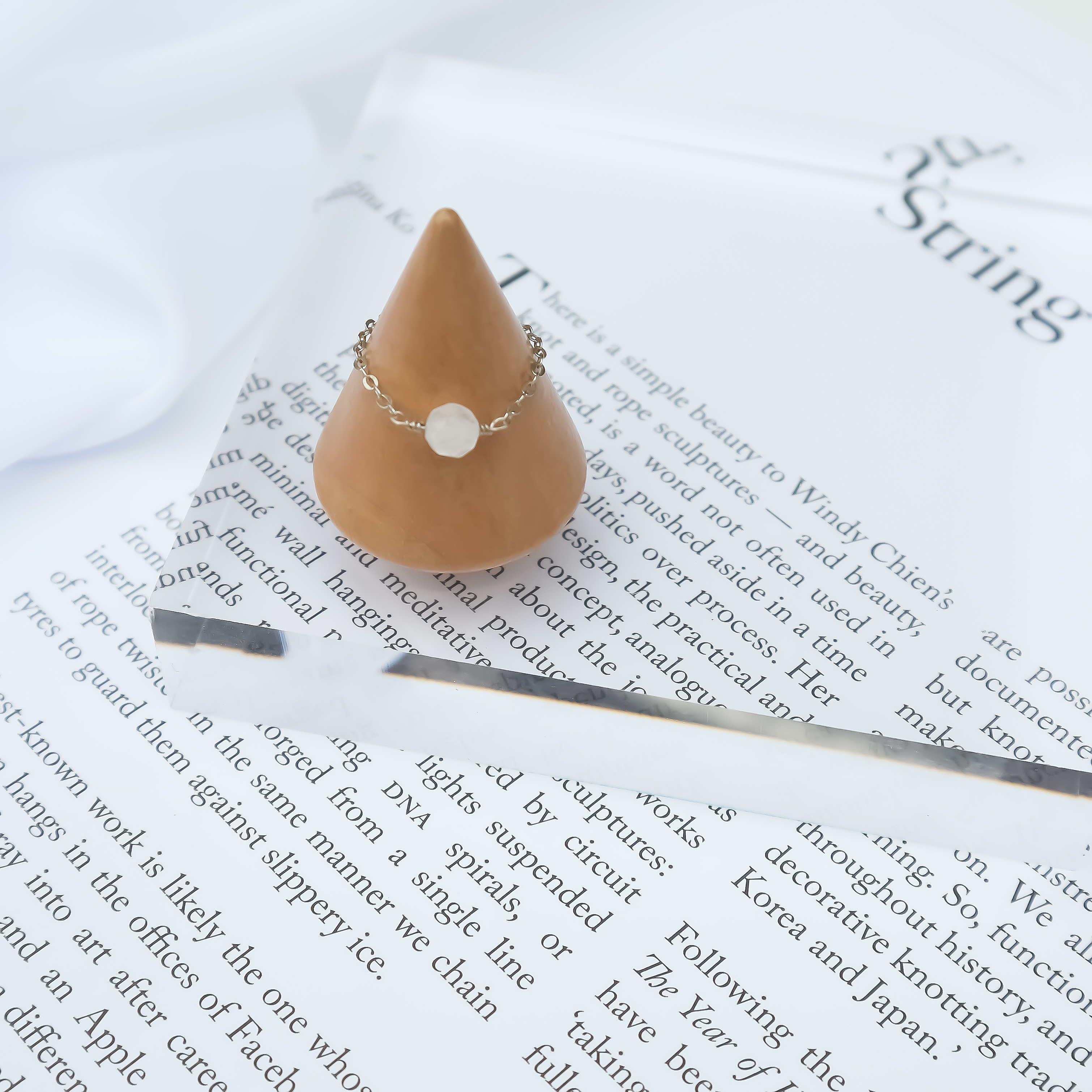 藍月光 鍊戒｜S925純銀｜