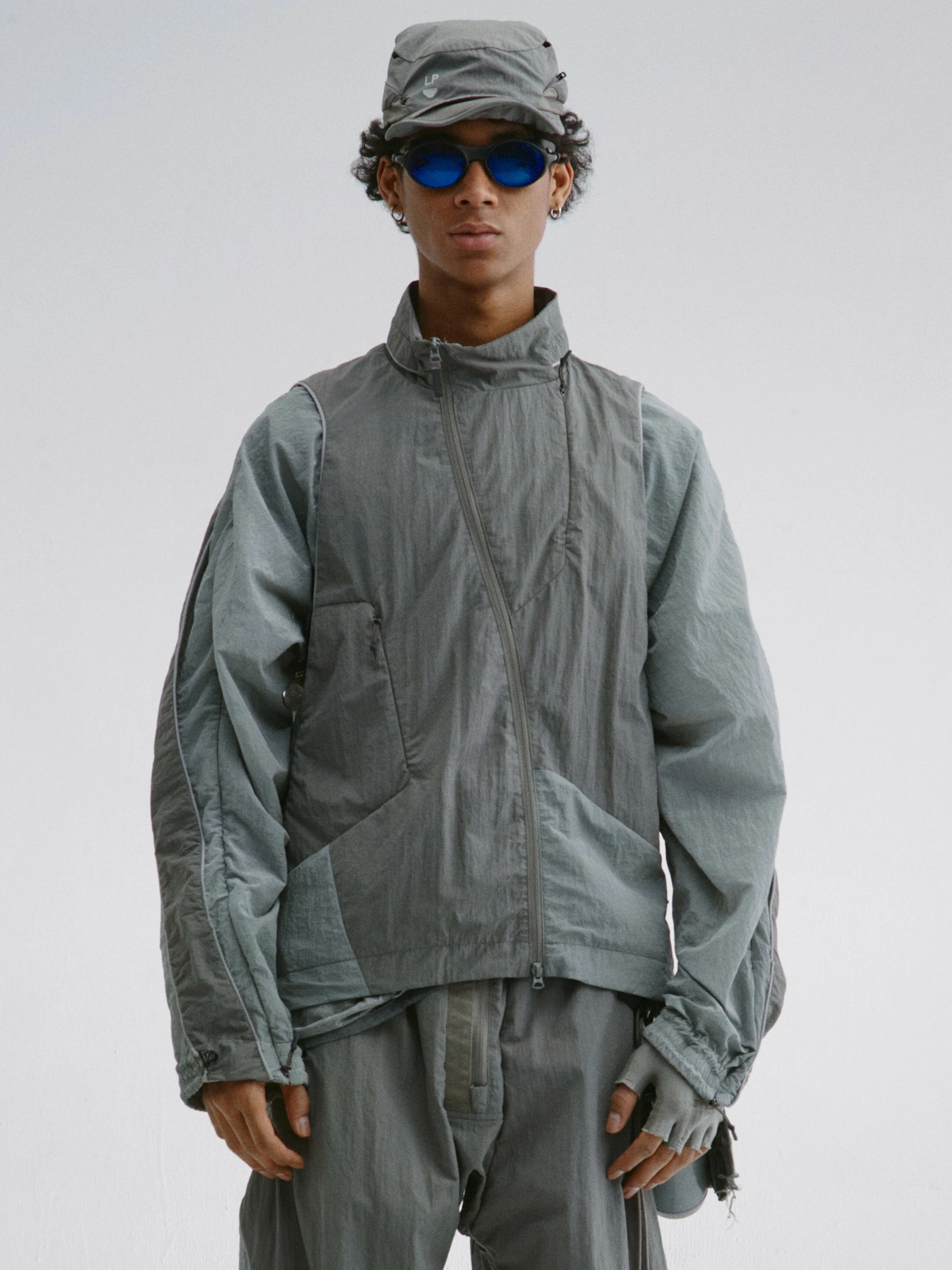 【Focus Store】 Hamcus SS25 DUSZEN GOB / Driftflow Adaptive Jacket 淺灰 可拆式背心外套 FM00725-1(TB)