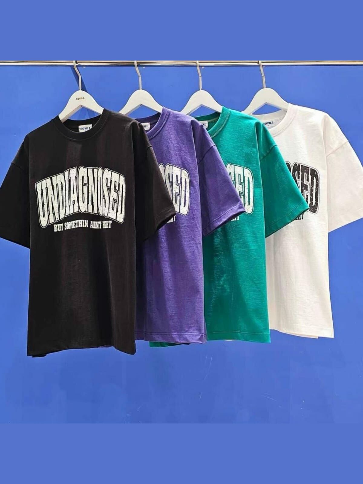 OverSize英文字短袖Tee COVILL-178T