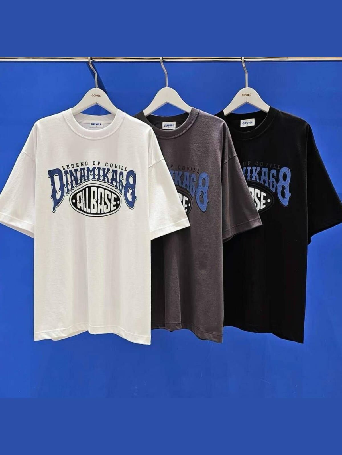 OverSize英文字短袖Tee COVILL-179T