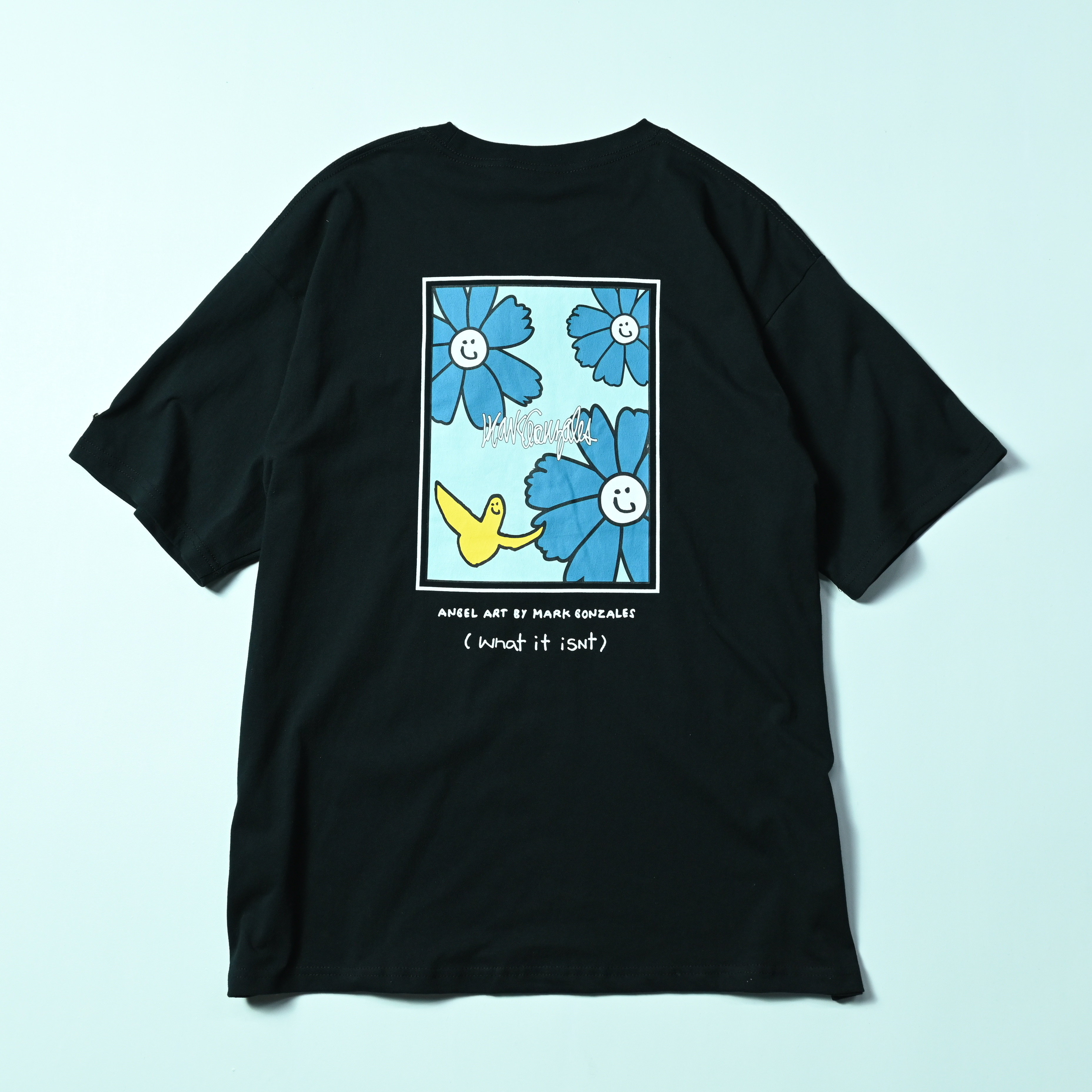 (What it isNt) ART BY MARK GONZALES Flower Print Tee
