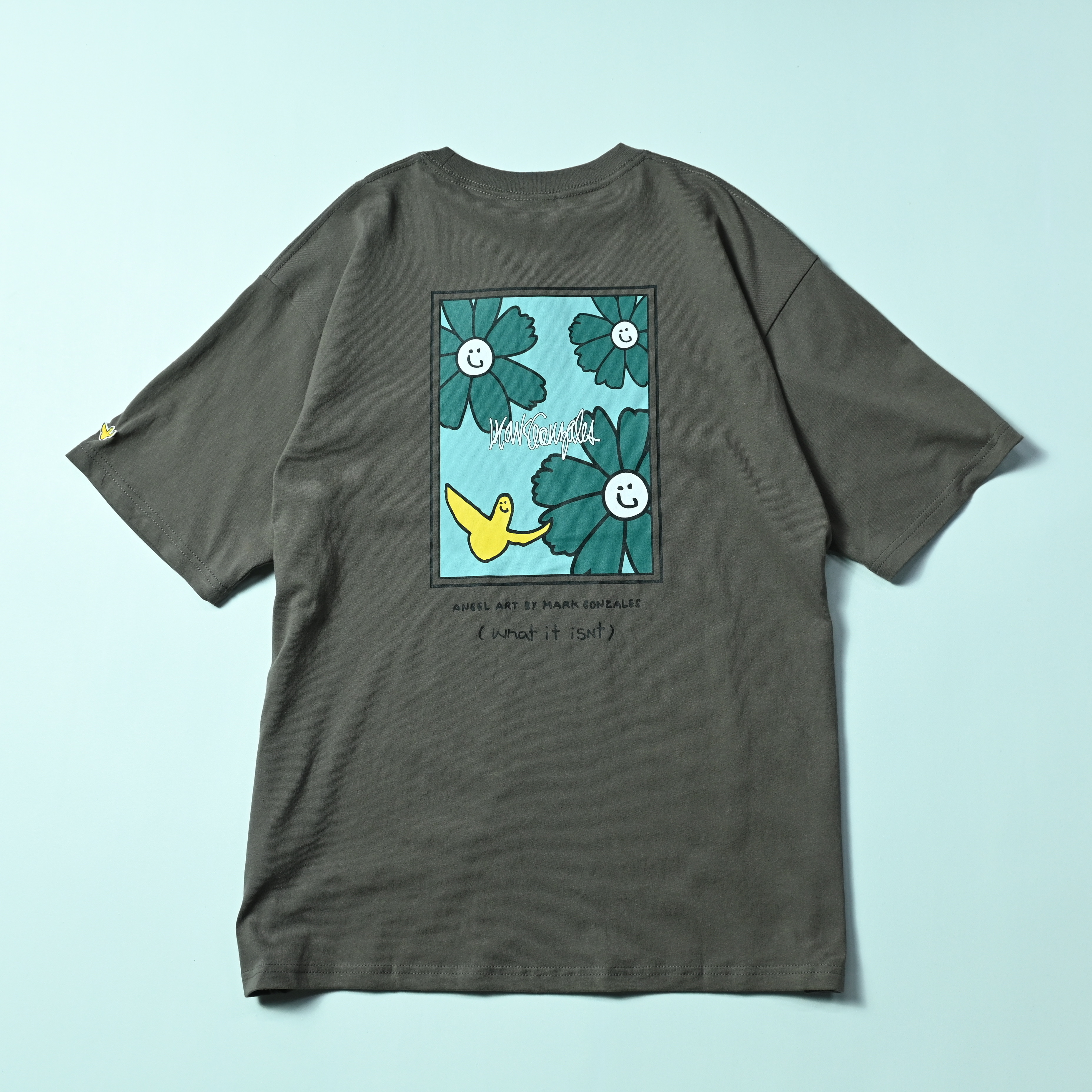 (What it isNt) ART BY MARK GONZALES Flower Print Tee