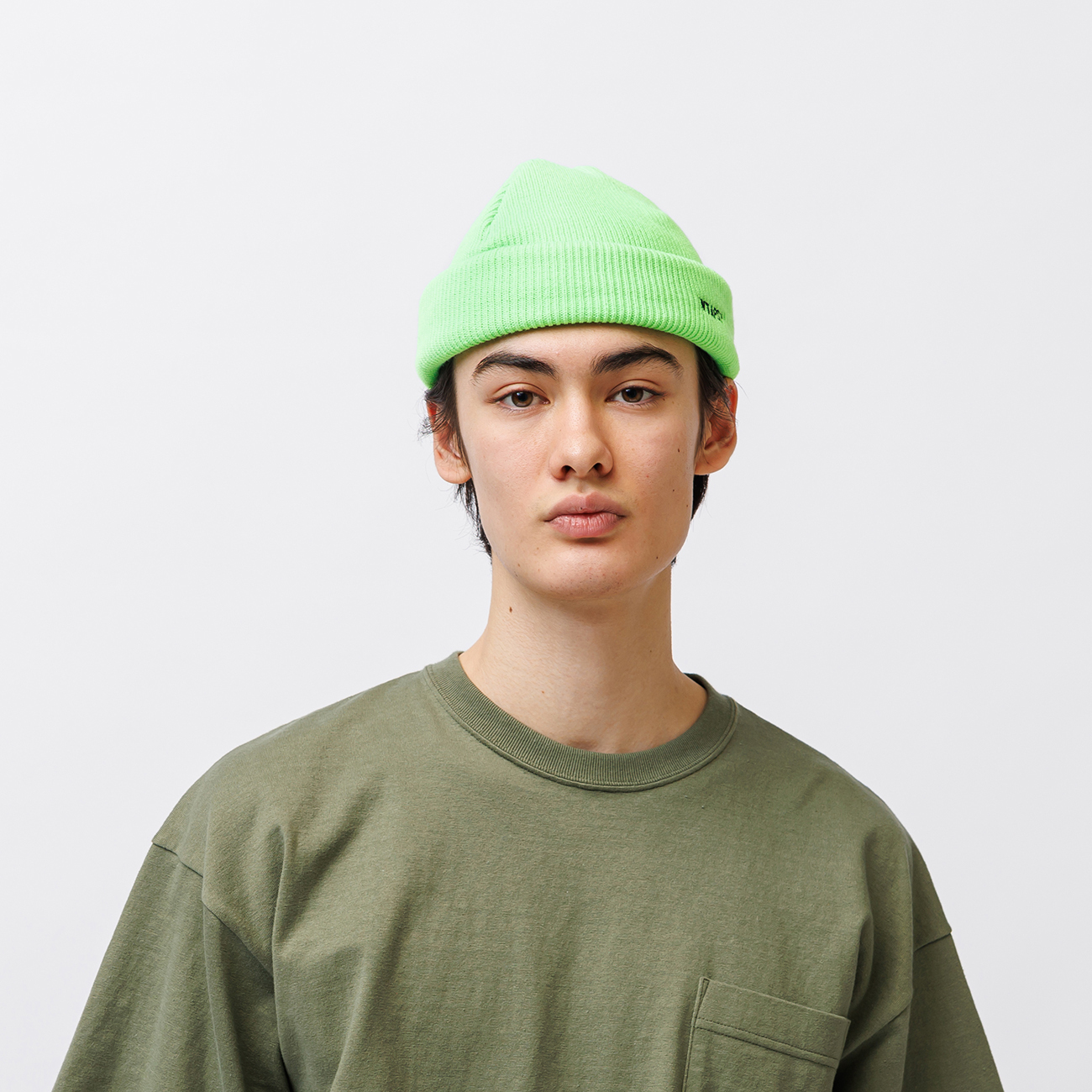 【車庫服飾】WTAPS BEANIE 01 / 電繡反摺毛帽