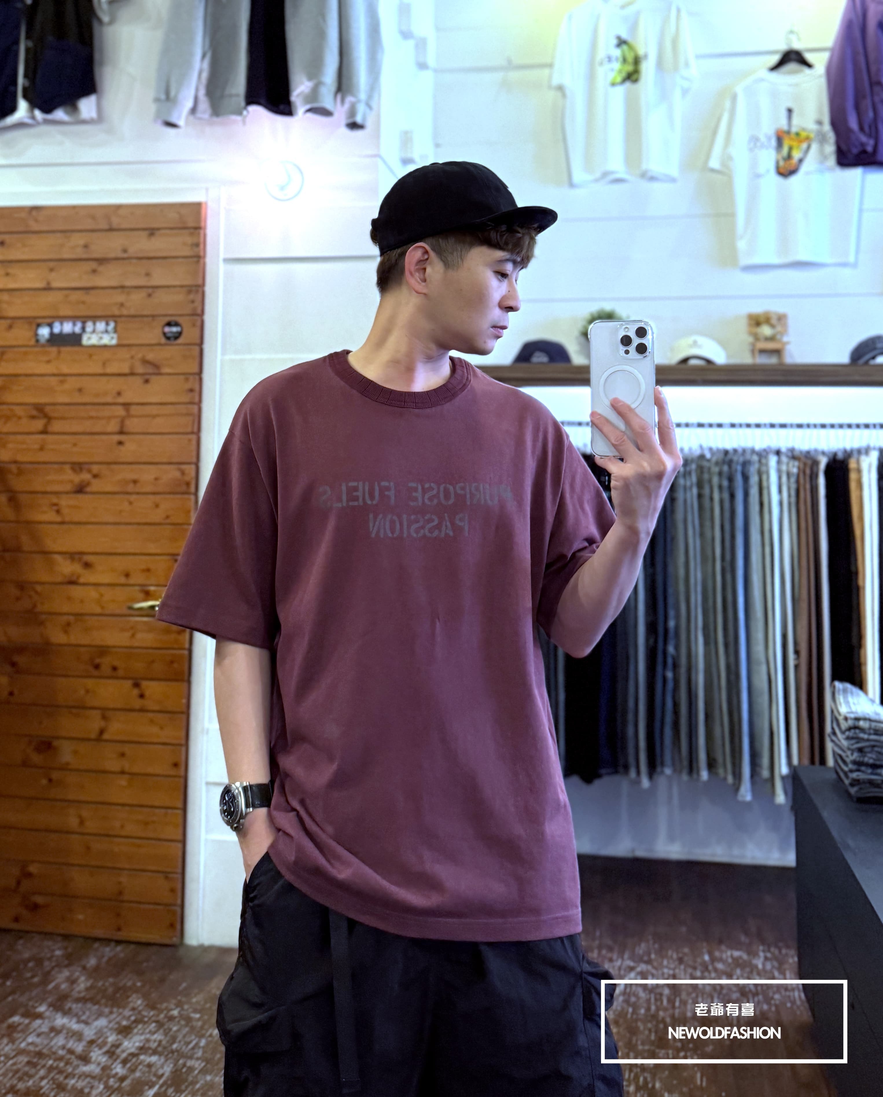 『新品上市』重磅PURPOSE標語短T(NOF25038124)-紅