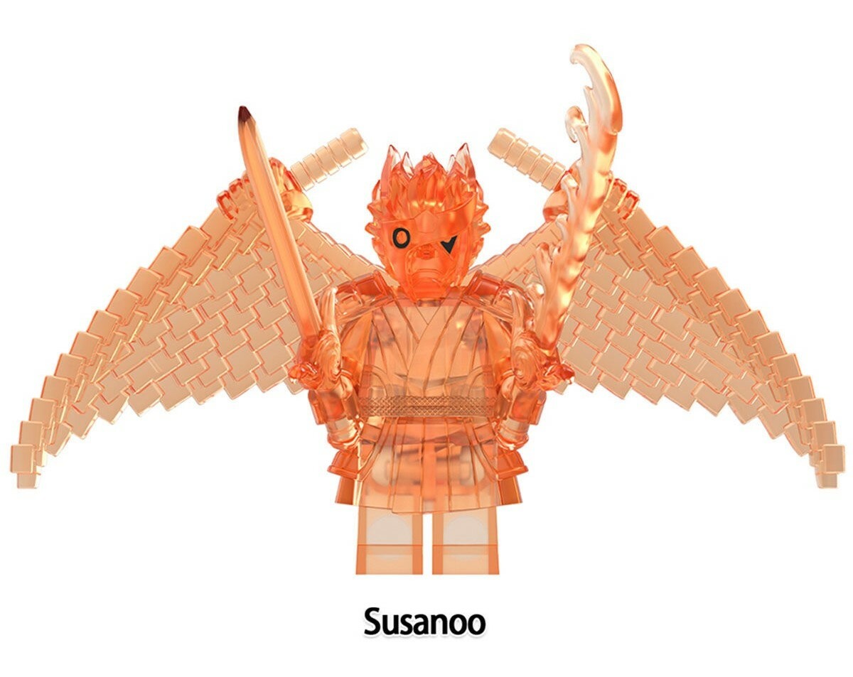 Naruto Sasuke Susanoo Custom Minifigures Fit Lego WM6167 WM2592