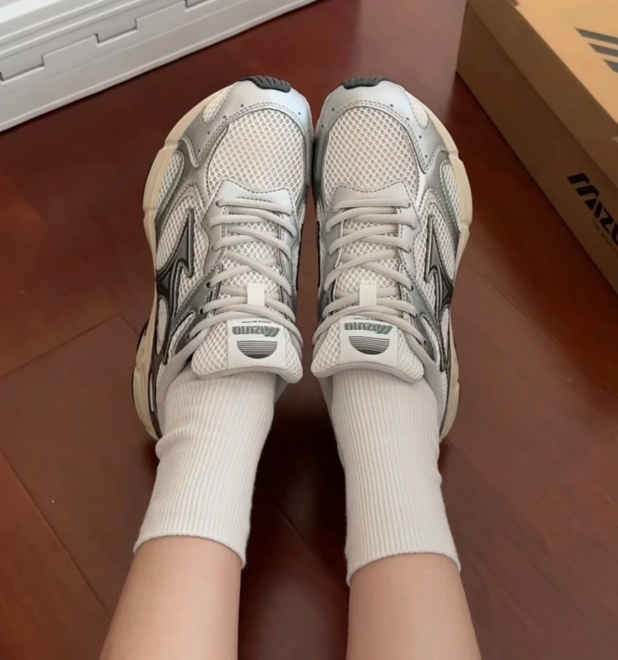 【限時特價】Mizuno Speed 2K 銀灰日常小精靈跑鞋 D1GH222917